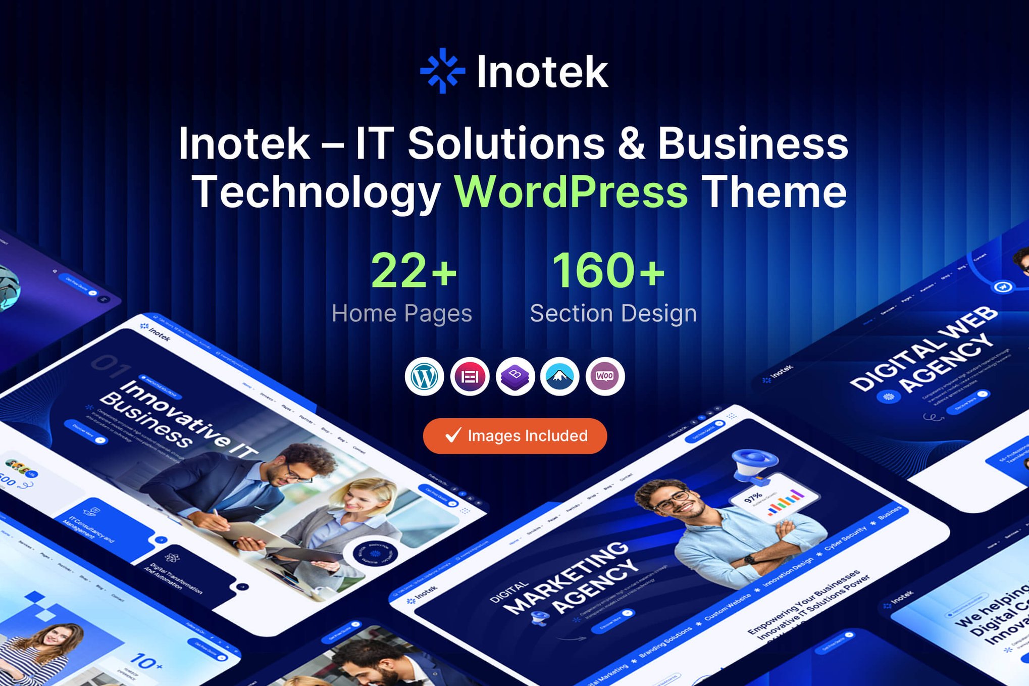 Imagen de portada de Inotek - IT Solution and Business WordPress Theme (tema)