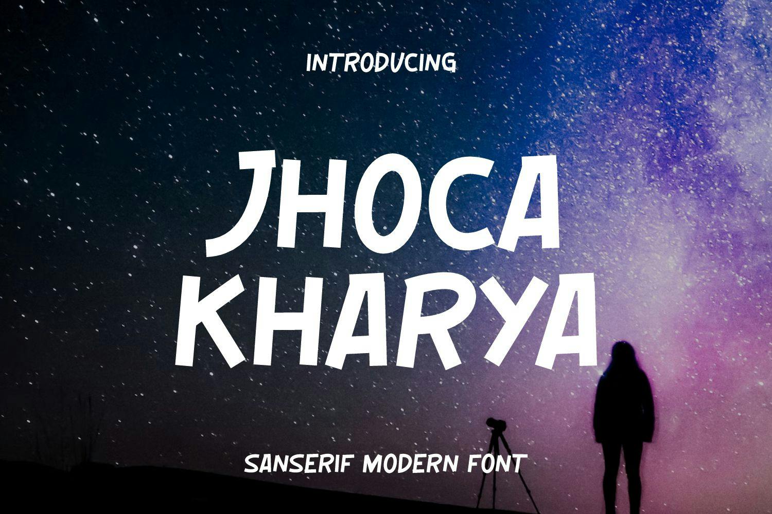Imagen de portada de Jhoca Kharya Font Handwritten (fuente)