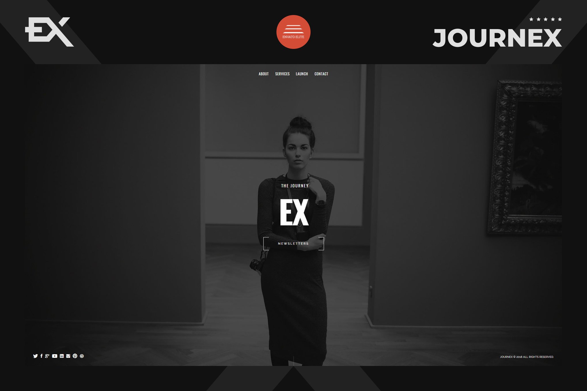 Imagen de portada de Journex - Under Construction Template (plantilla web)
