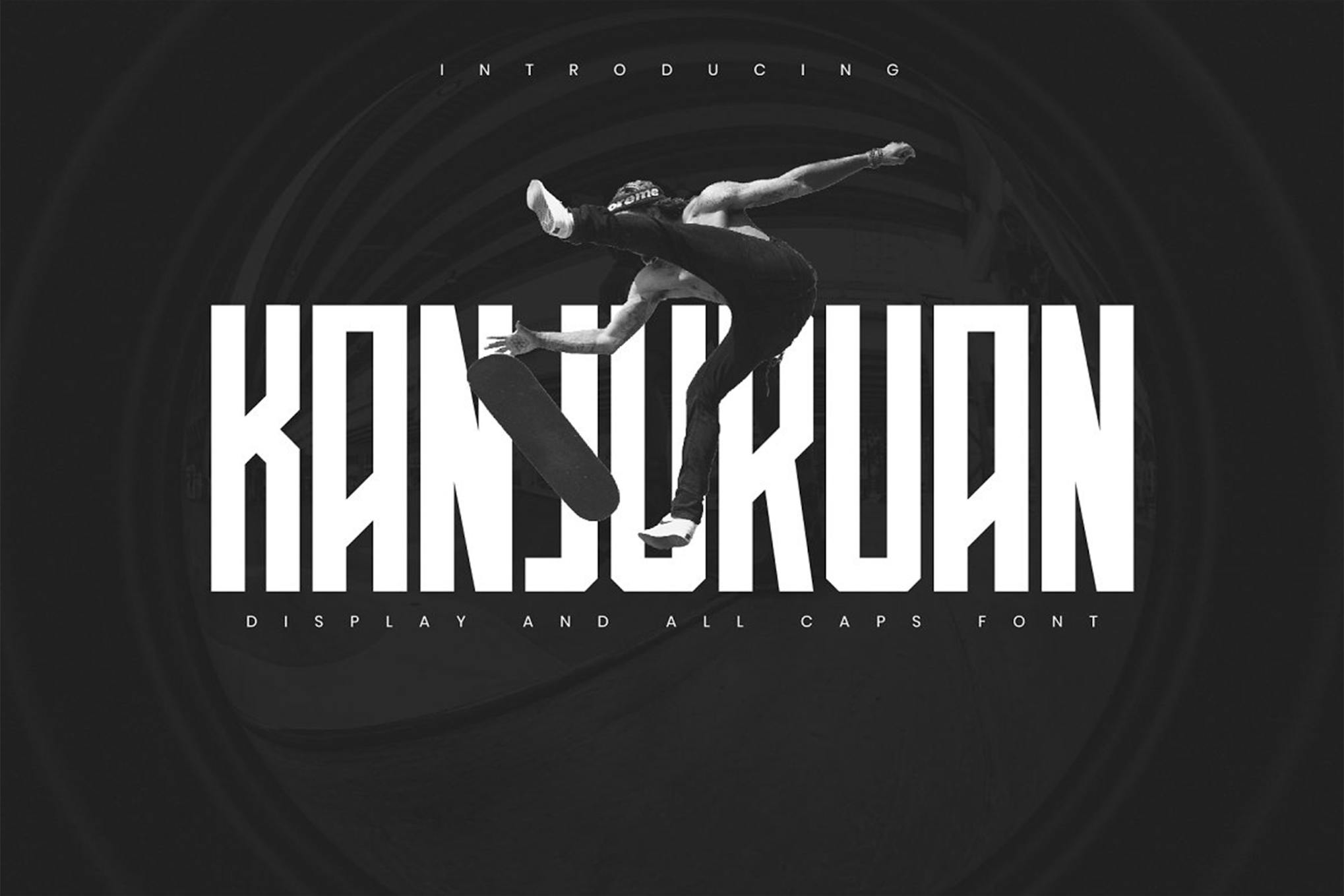 Imagen de portada de KANJURUAN - SPORT FONT DISPLAY (fuente)