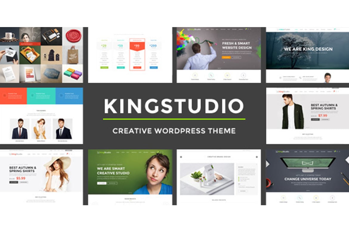 Imagen de portada de Kingstudio - MultiPurpose HTML Template (plantilla web)