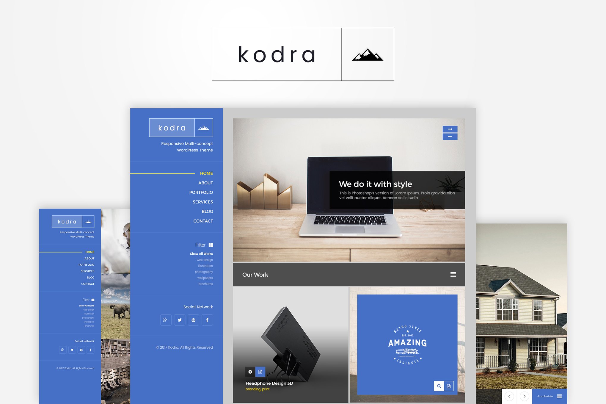 Imagen de portada de Kodra (plantilla web)