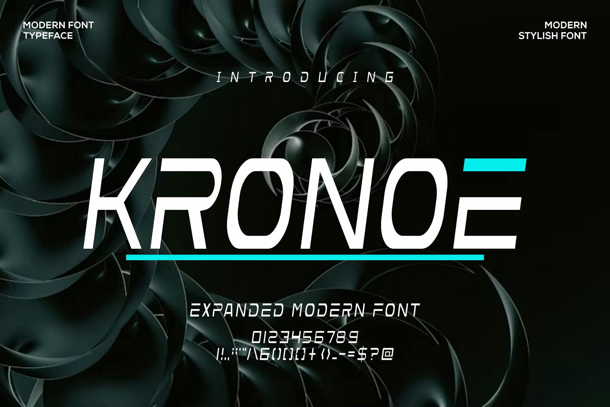 Imagen de portada de Kronoe Font (fuente)