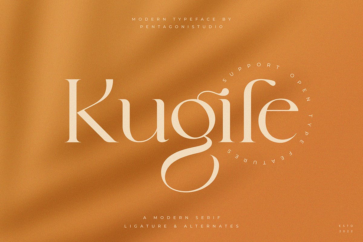Imagen de portada de Kugile | Classy Serif Font (fuente)
