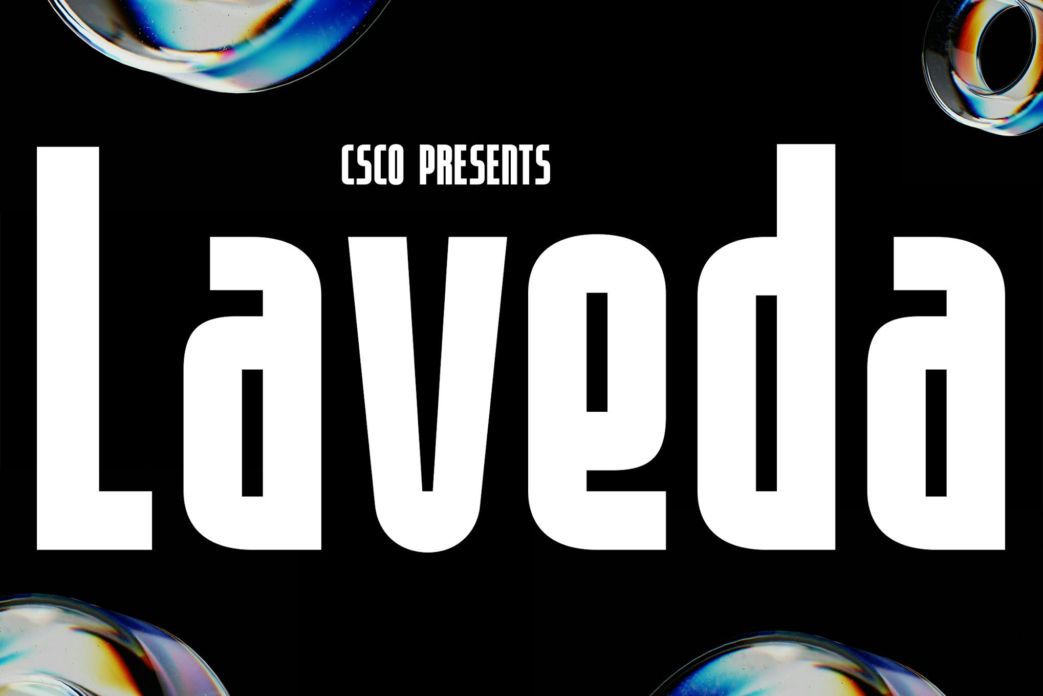 Imagen de portada de Laveda – Bold Sans Serif (fuente)