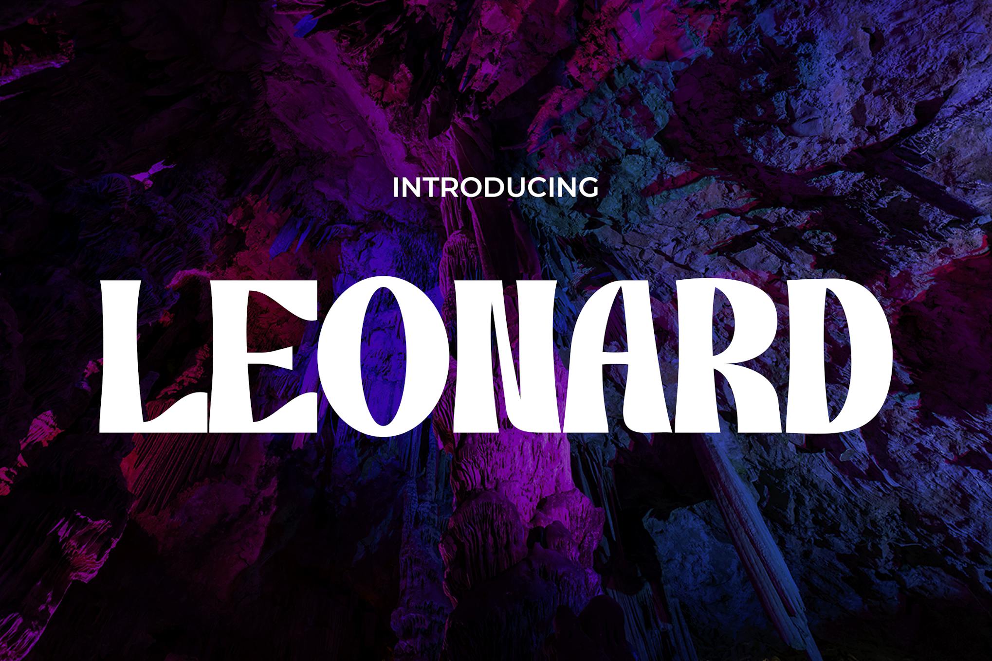 Imagen de portada de Leonard - A Blend of Retro, Modern, & Vintage Font (fuente)