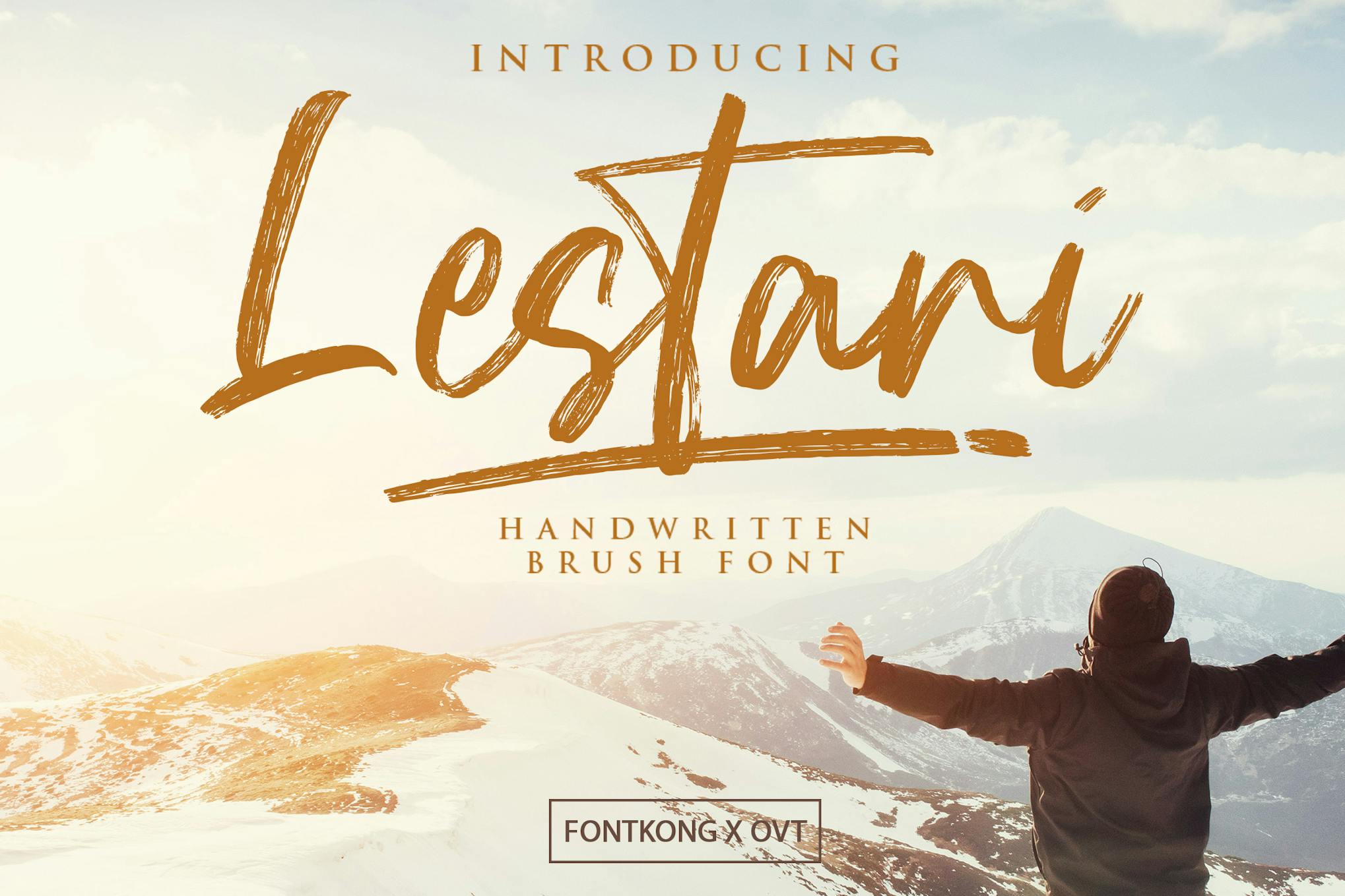 Imagen de portada de Lestari - Handwritten Brush Font (fuente)