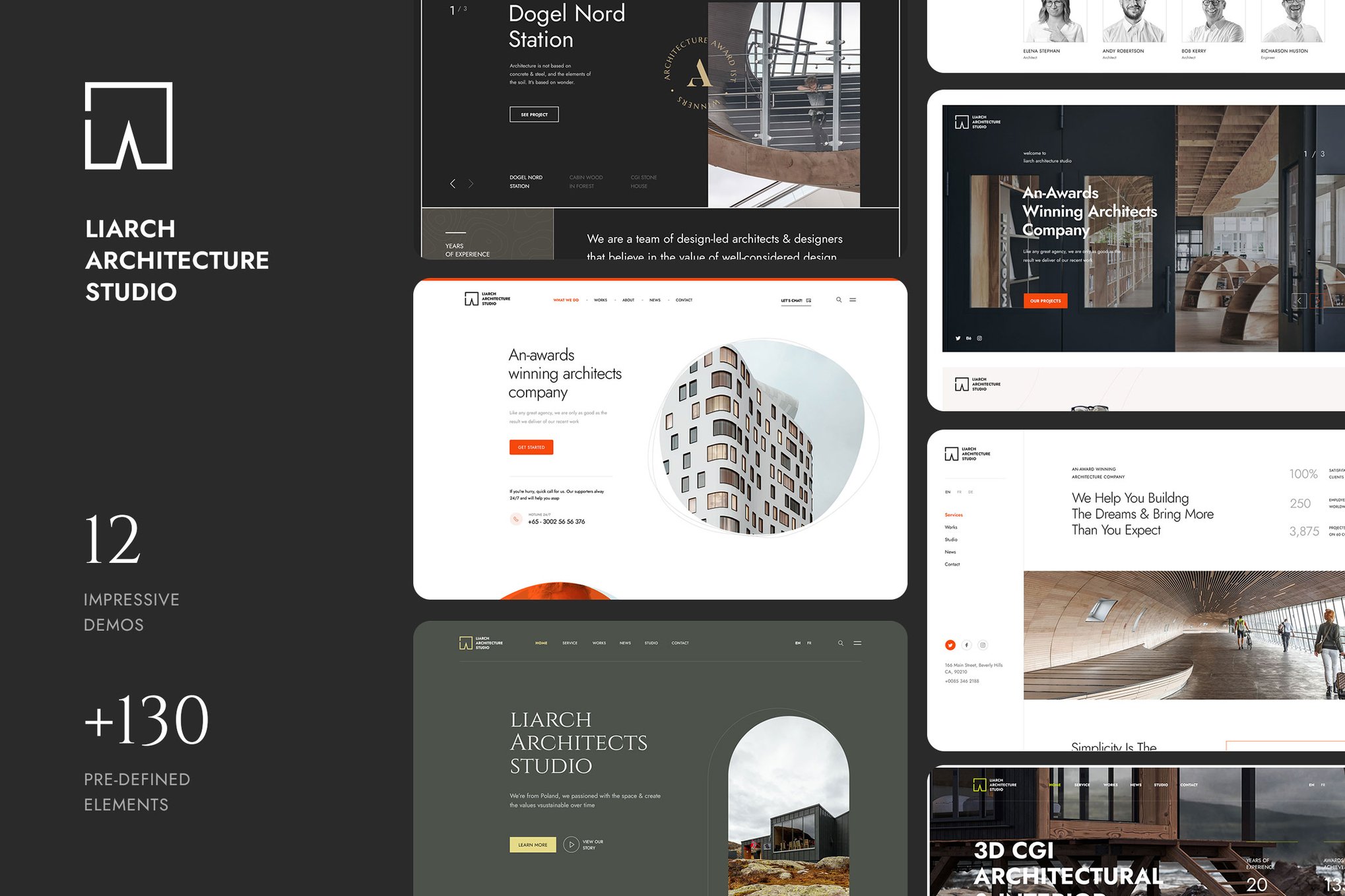 Imagen de portada de Liarch - Architecture & Interior HTML Template (plantilla web)