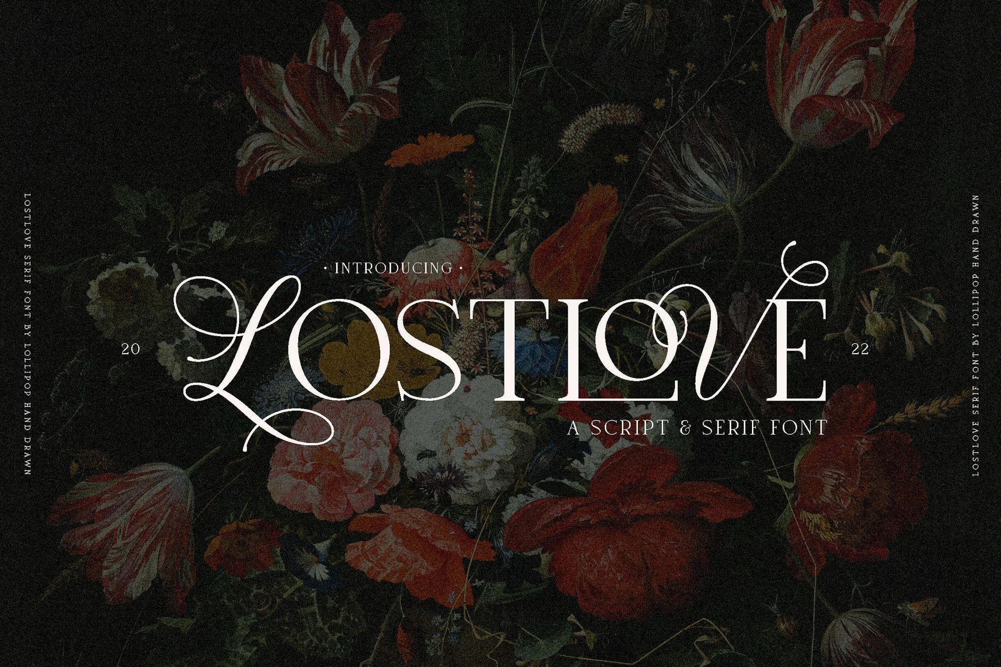 Imagen de portada de Lost Love Font (fuente)