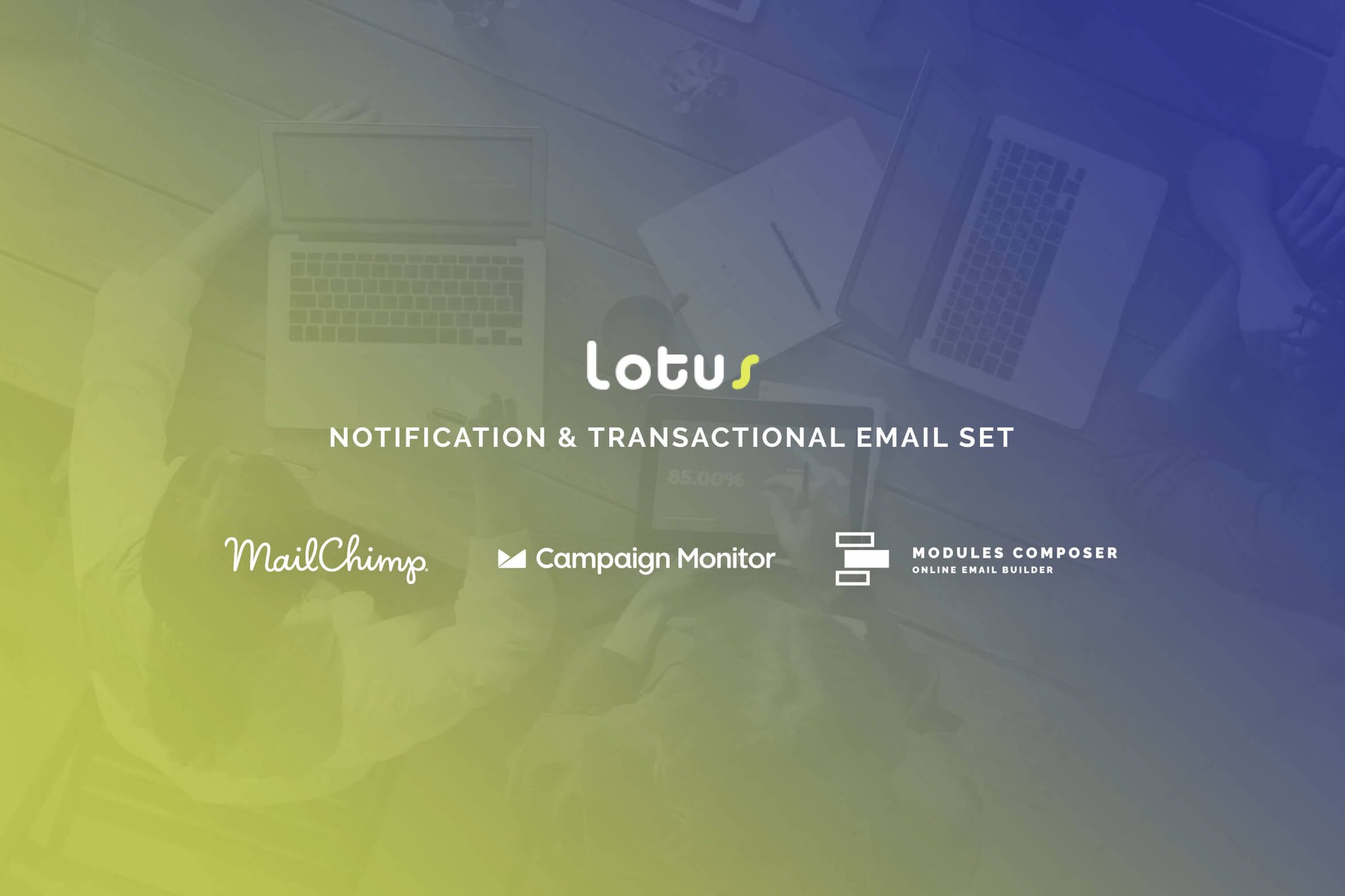 Imagen de portada de Lotus - Notification Email Templates (plantilla web)