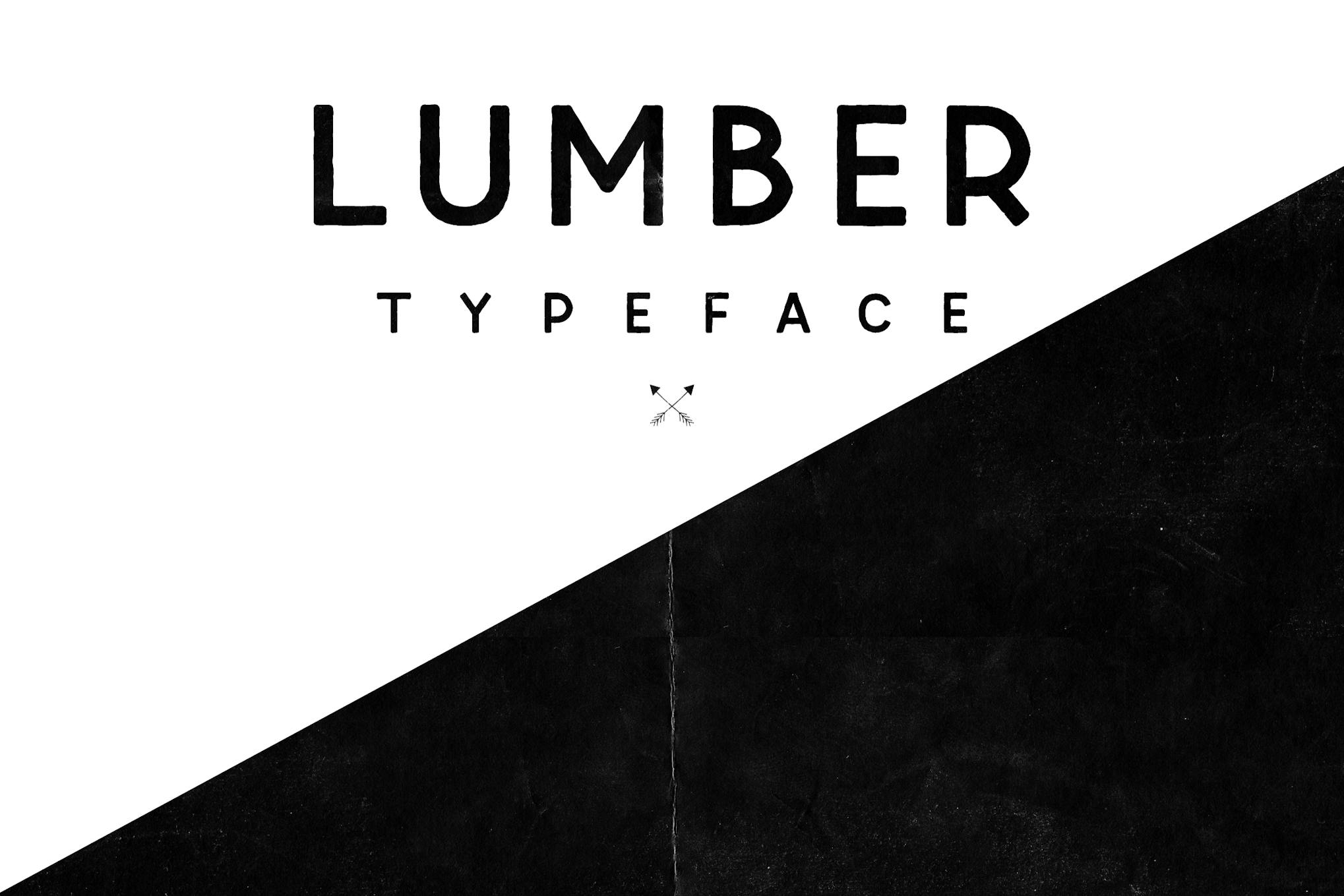 Imagen de portada de Lumber Typeface (fuente)