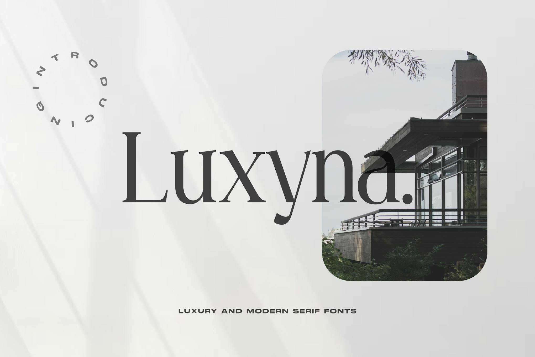 Imagen de portada de Luxury Serif Font (fuente)