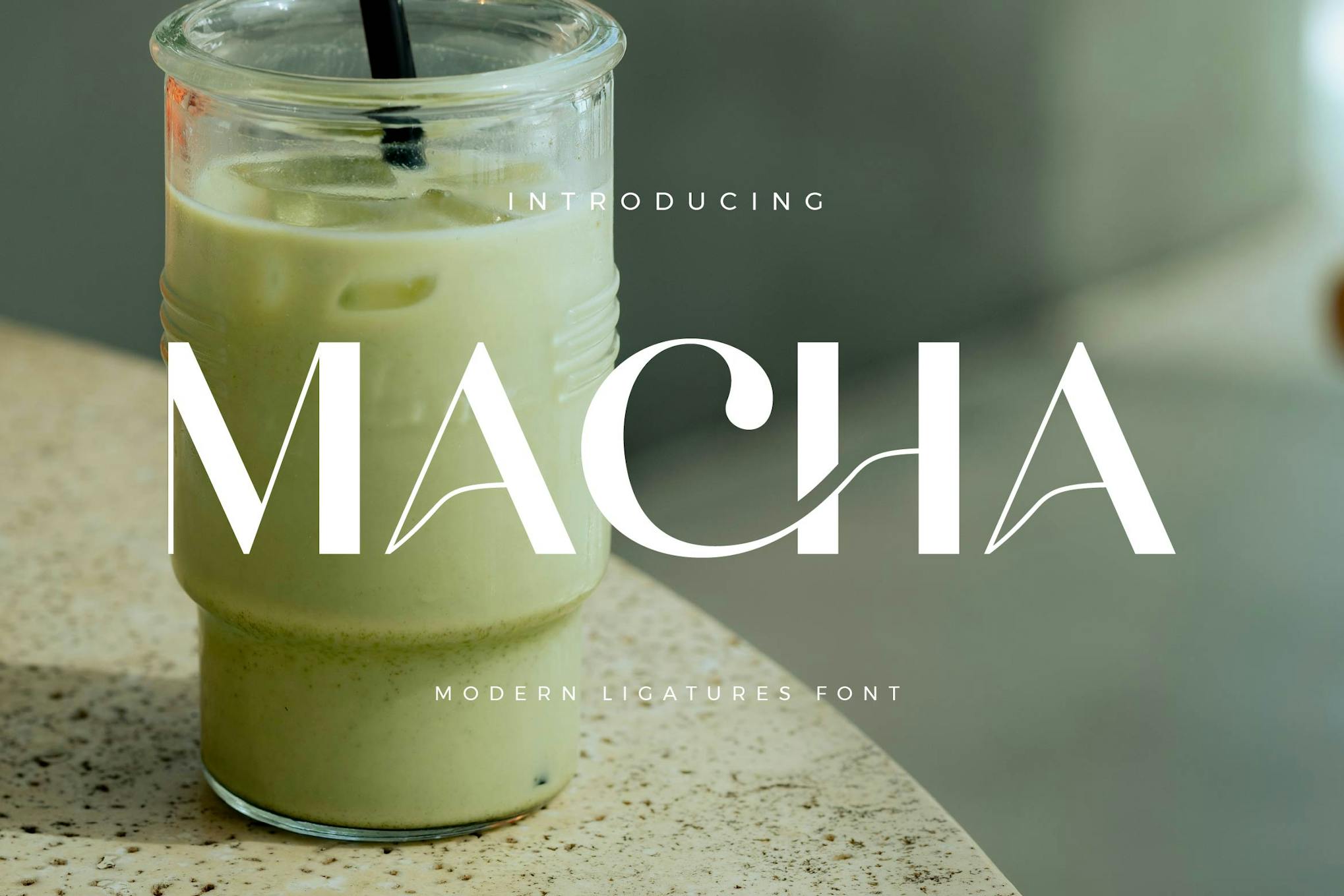 Imagen de portada de Macha - Modern Ligature Font (fuente)