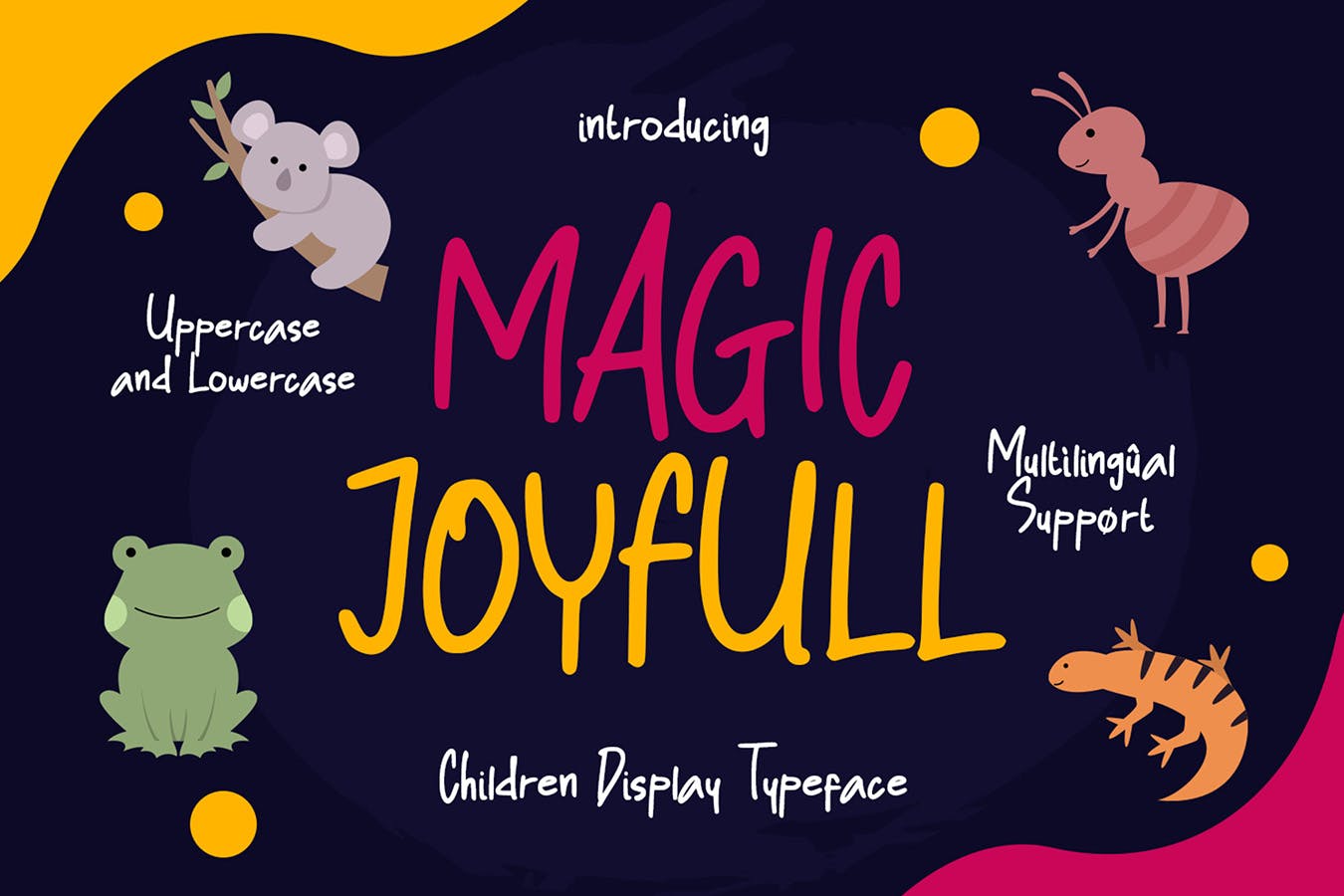 Imagen de portada de Magic Joyfull - Children Display Typeface (fuente)