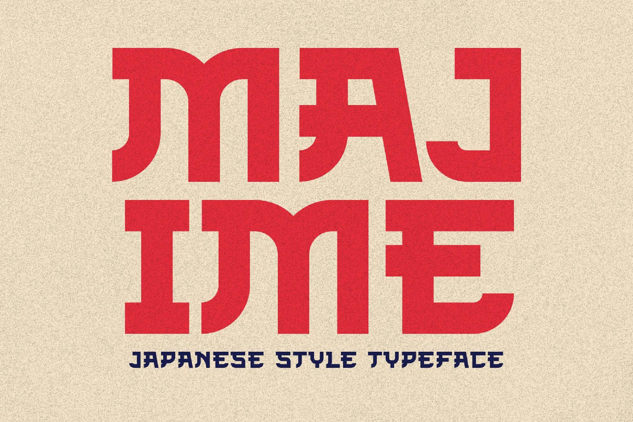 Imagen de portada de Majime - Japanese Typeface (fuente)