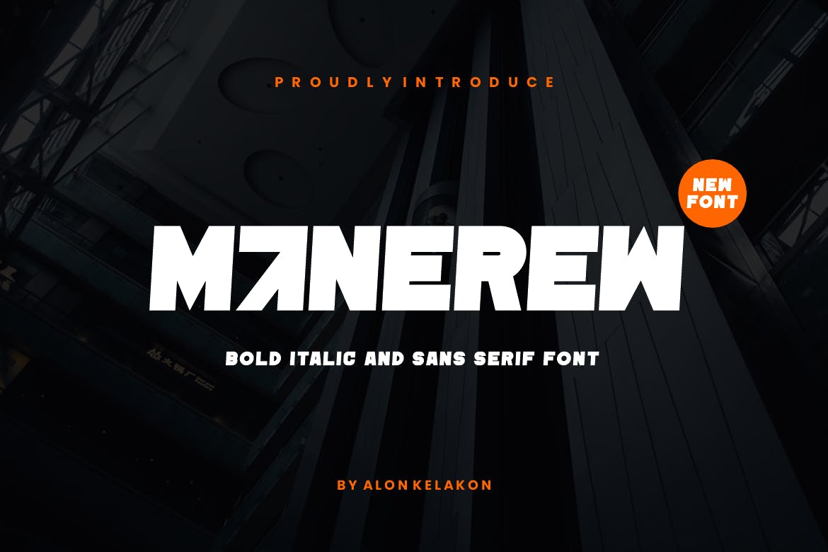 Imagen de portada de Manerew - Bold Sans Serif Font (fuente)