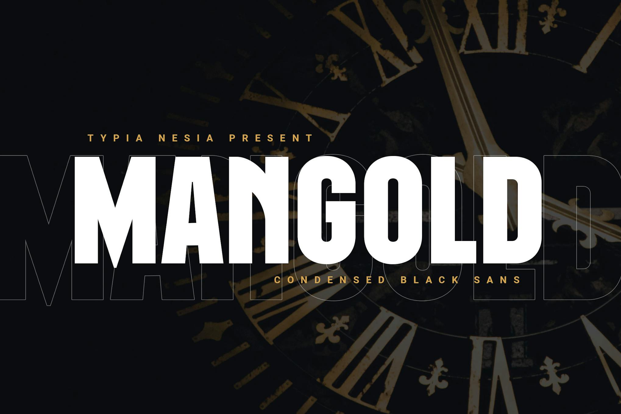 Imagen de portada de Mangold - Bold Condensed Sans - Sport Game Font (fuente)