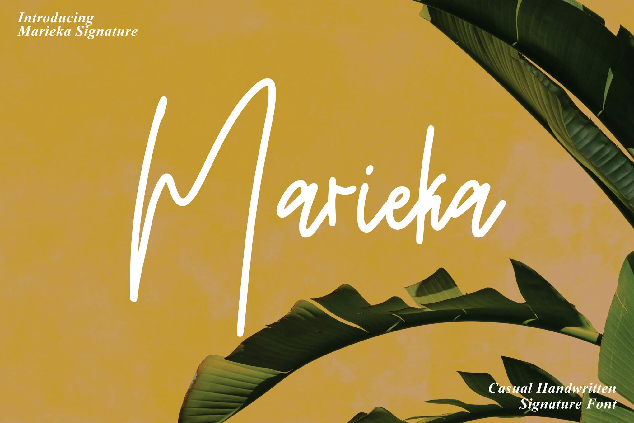 Imagen de portada de Marieka - Casual Handwritten (fuente)