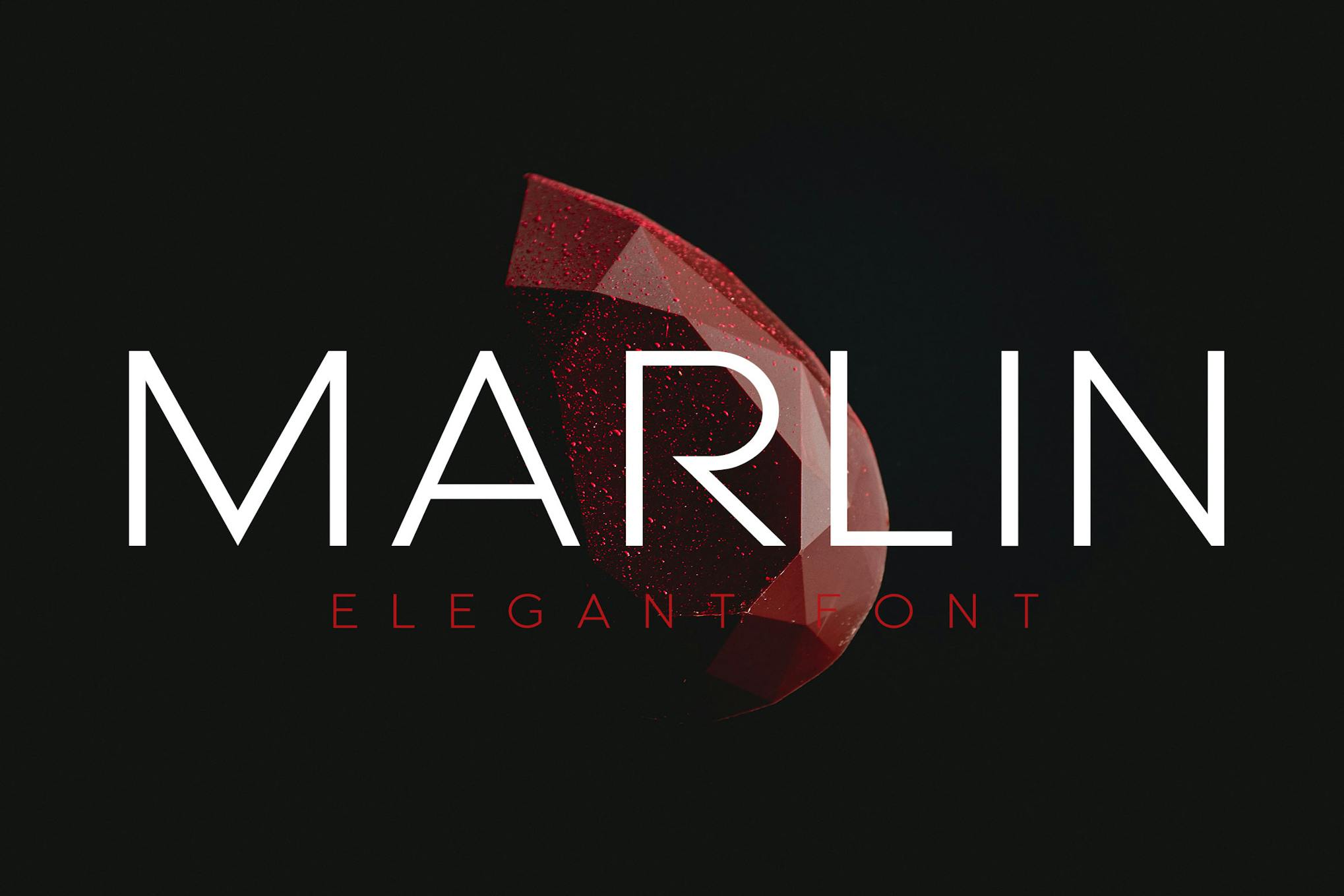 Imagen de portada de MARLIN - Luxury font (fuente)