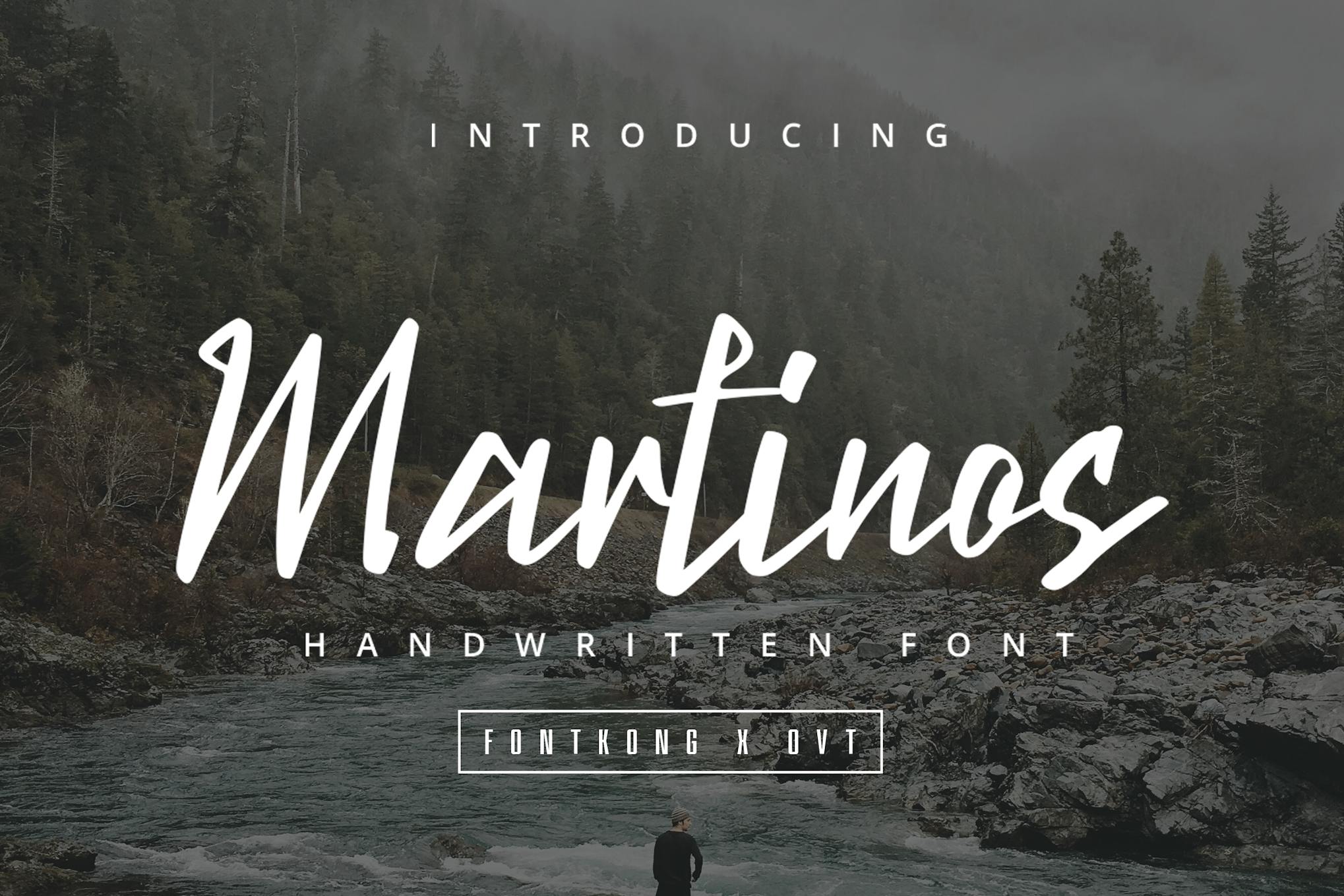 Imagen de portada de Martinos - Handwritten Font (fuente)