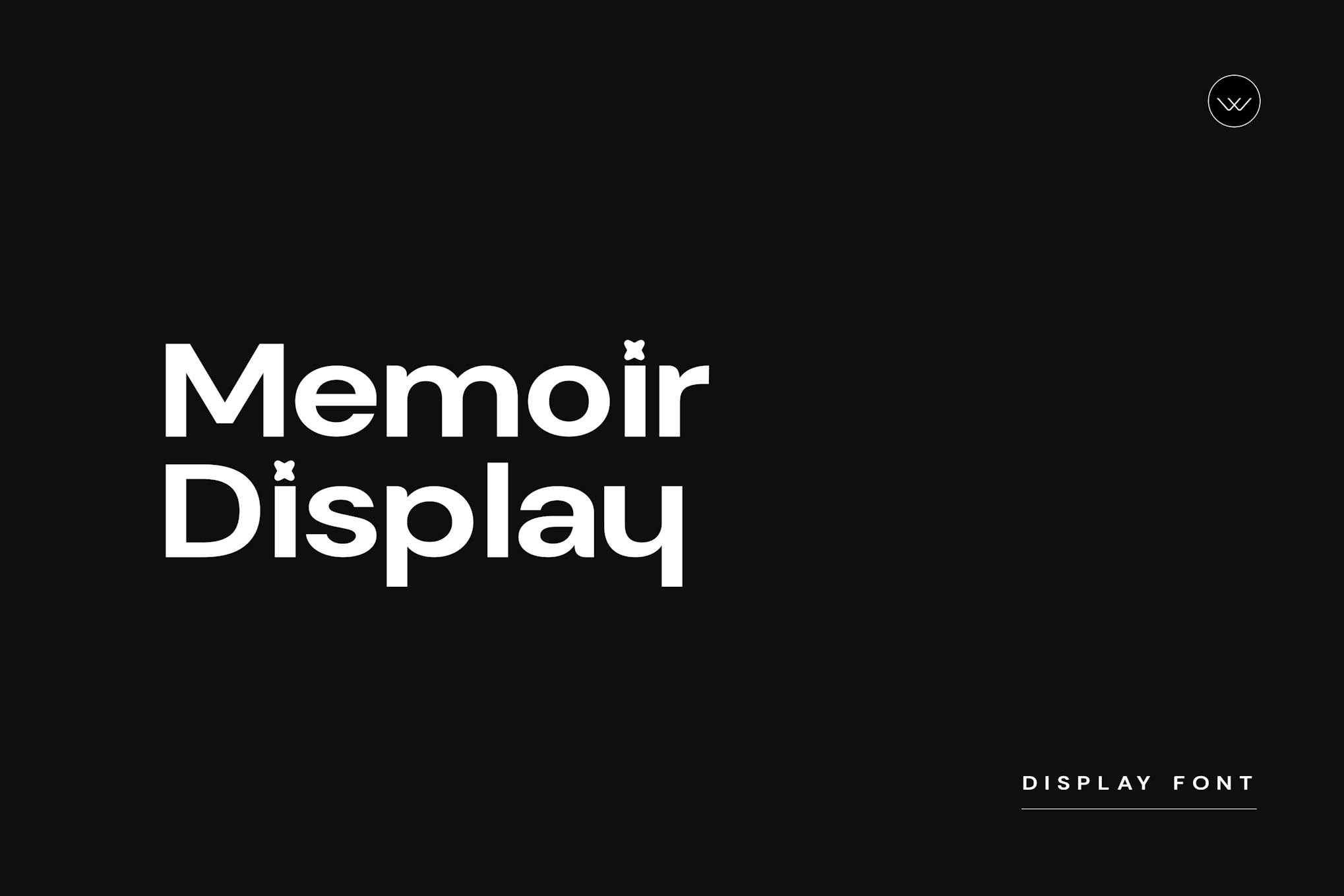 Imagen de portada de Memoir Modern Typeface (fuente)