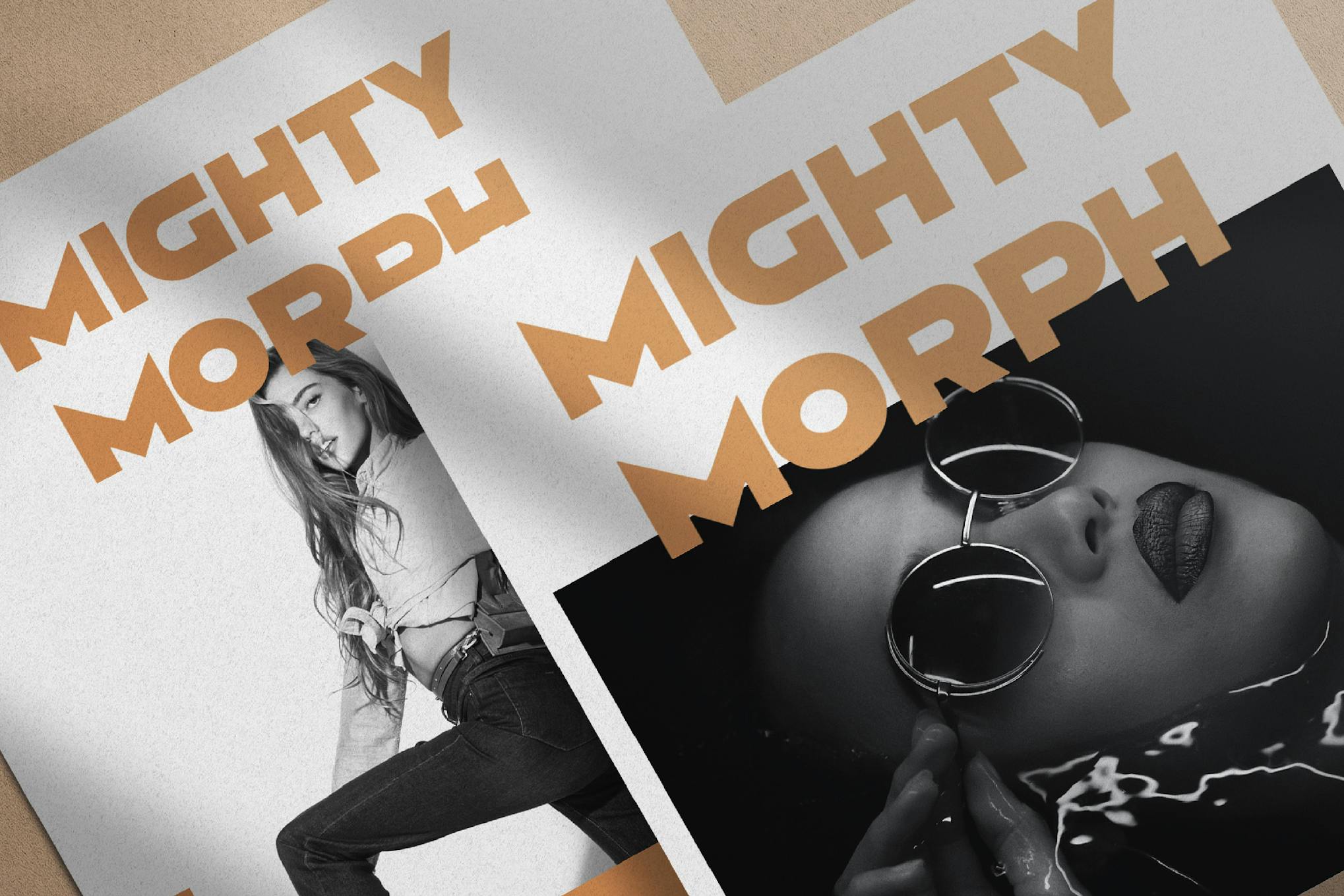 Imagen de portada de Mighty Morph - Dynamic Typeface (fuente)