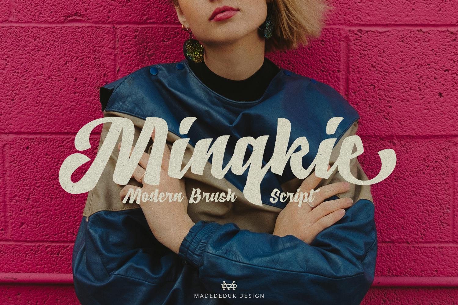 Imagen de portada de Mingkie Modern Script (fuente)