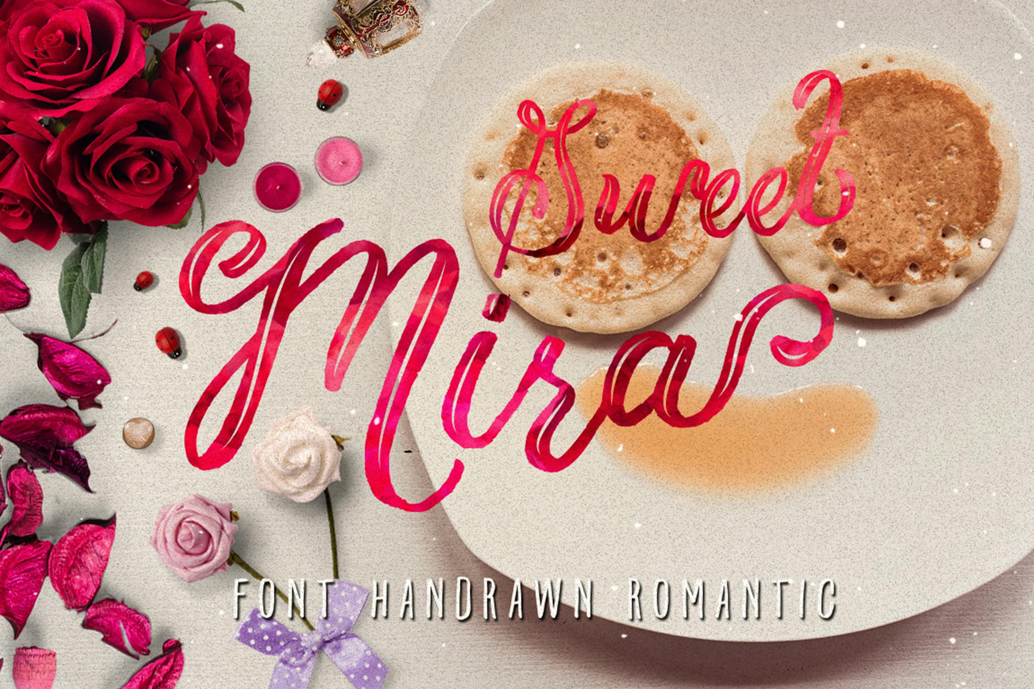 Imagen de portada de Mira & graphic watercolor & swirls (fuente)