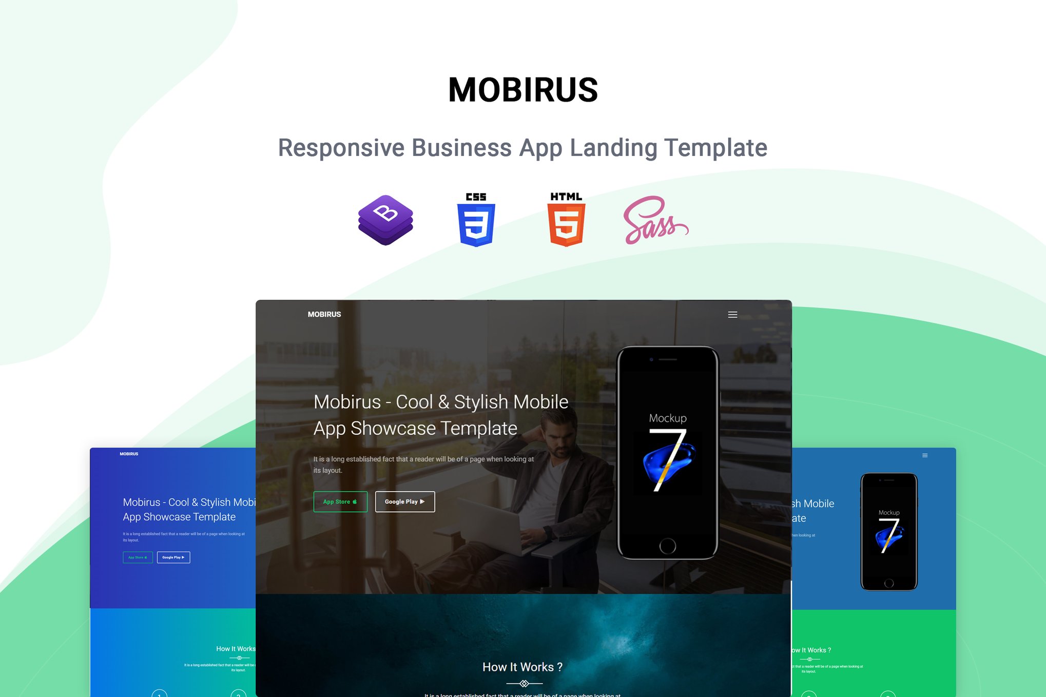 Imagen de portada de Mobirus - Responsive App Landing Template (plantilla web)