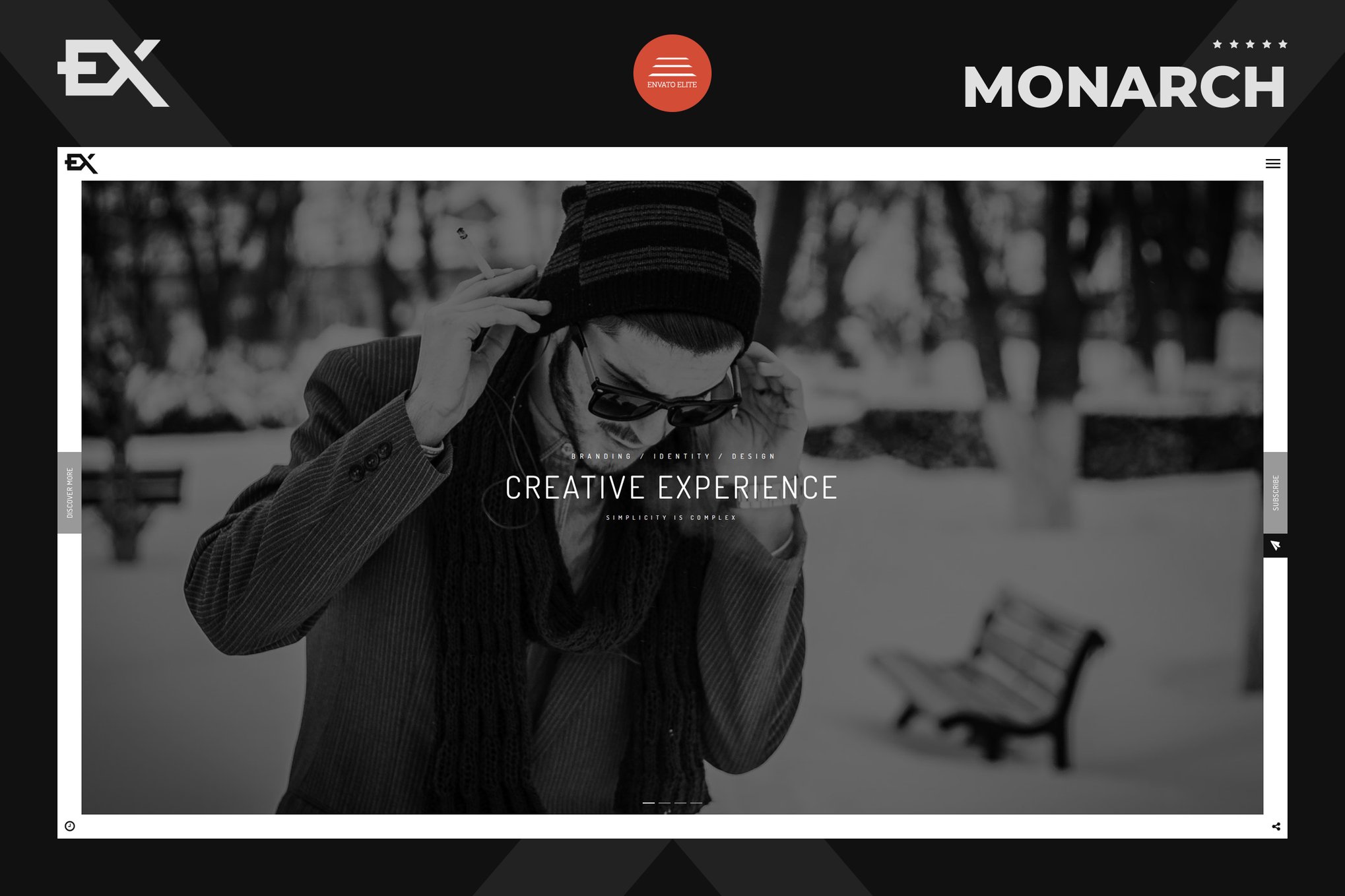 Imagen de portada de Monarch - The Coming Soon Page (plantilla web)