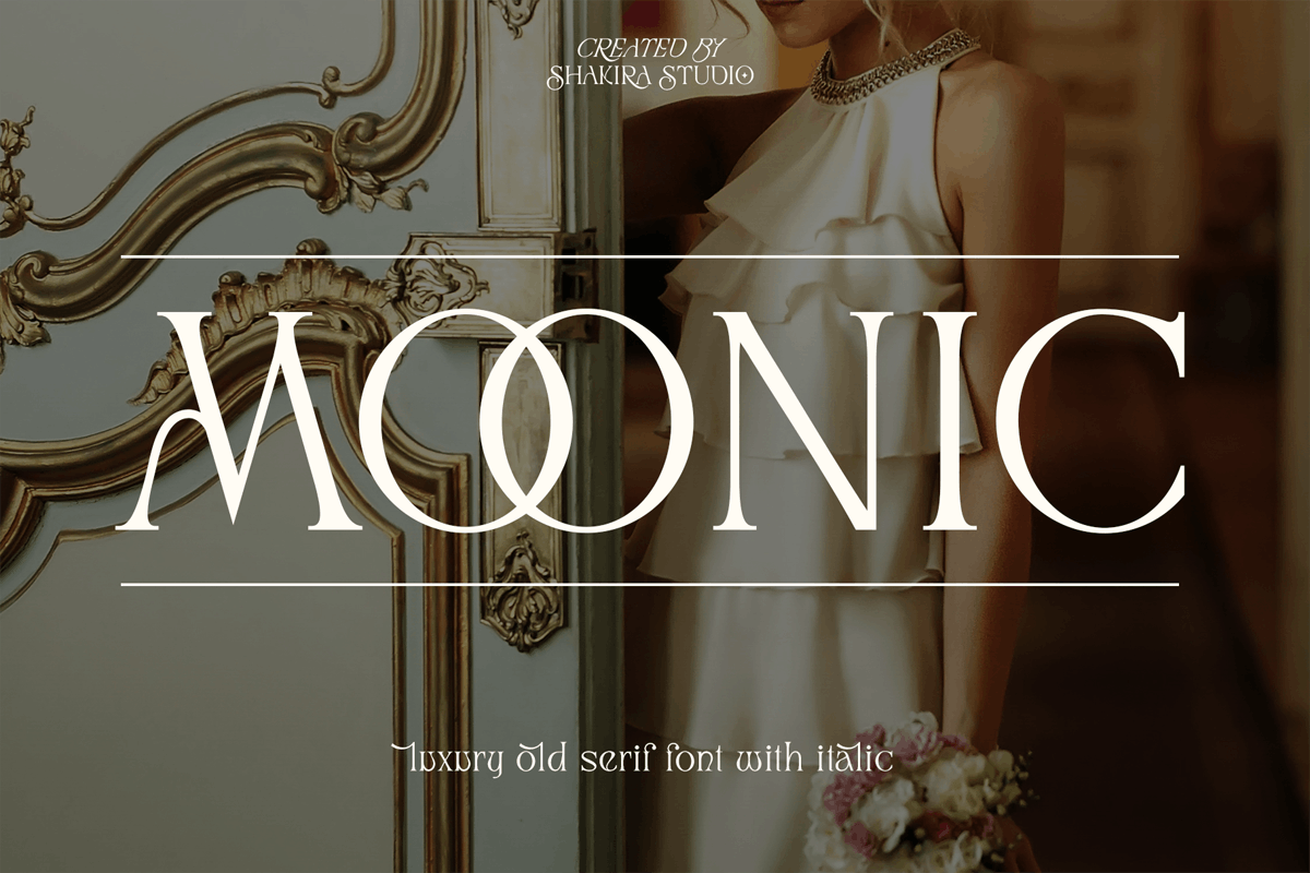 Imagen de portada de Moonic - Luxury Serif Font (fuente)