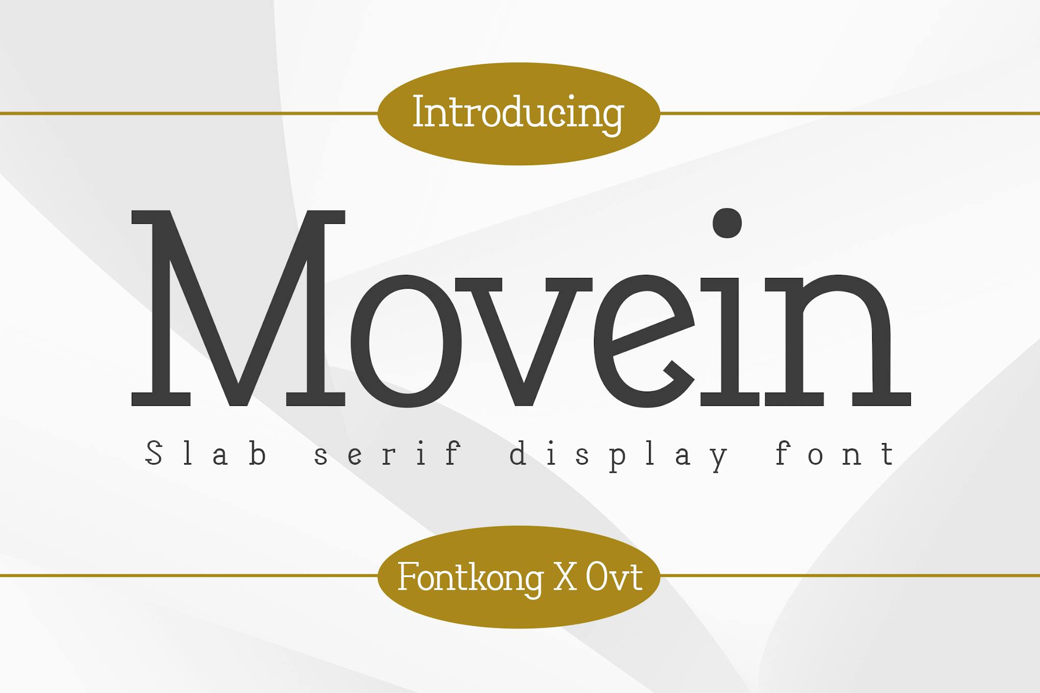 Imagen de portada de Movein - Slab Serif Display Font (fuente)