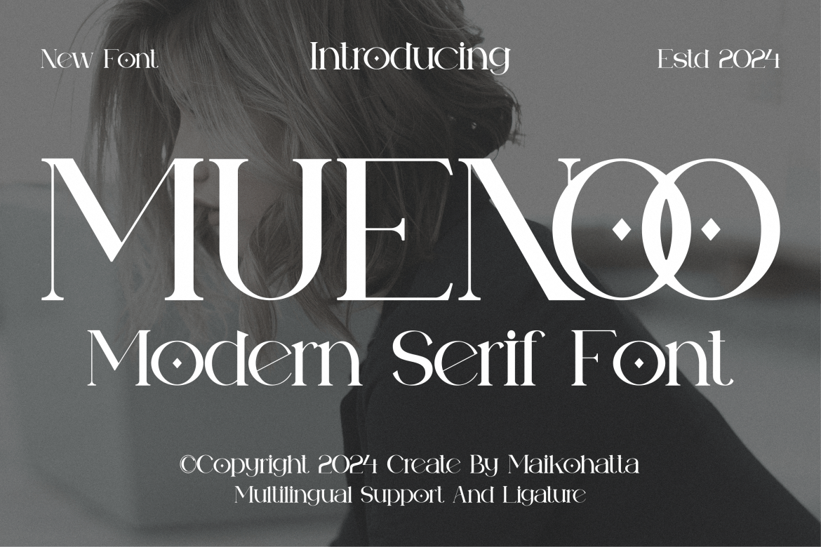 Imagen de portada de Muenoo -Modern Serif Font (fuente)