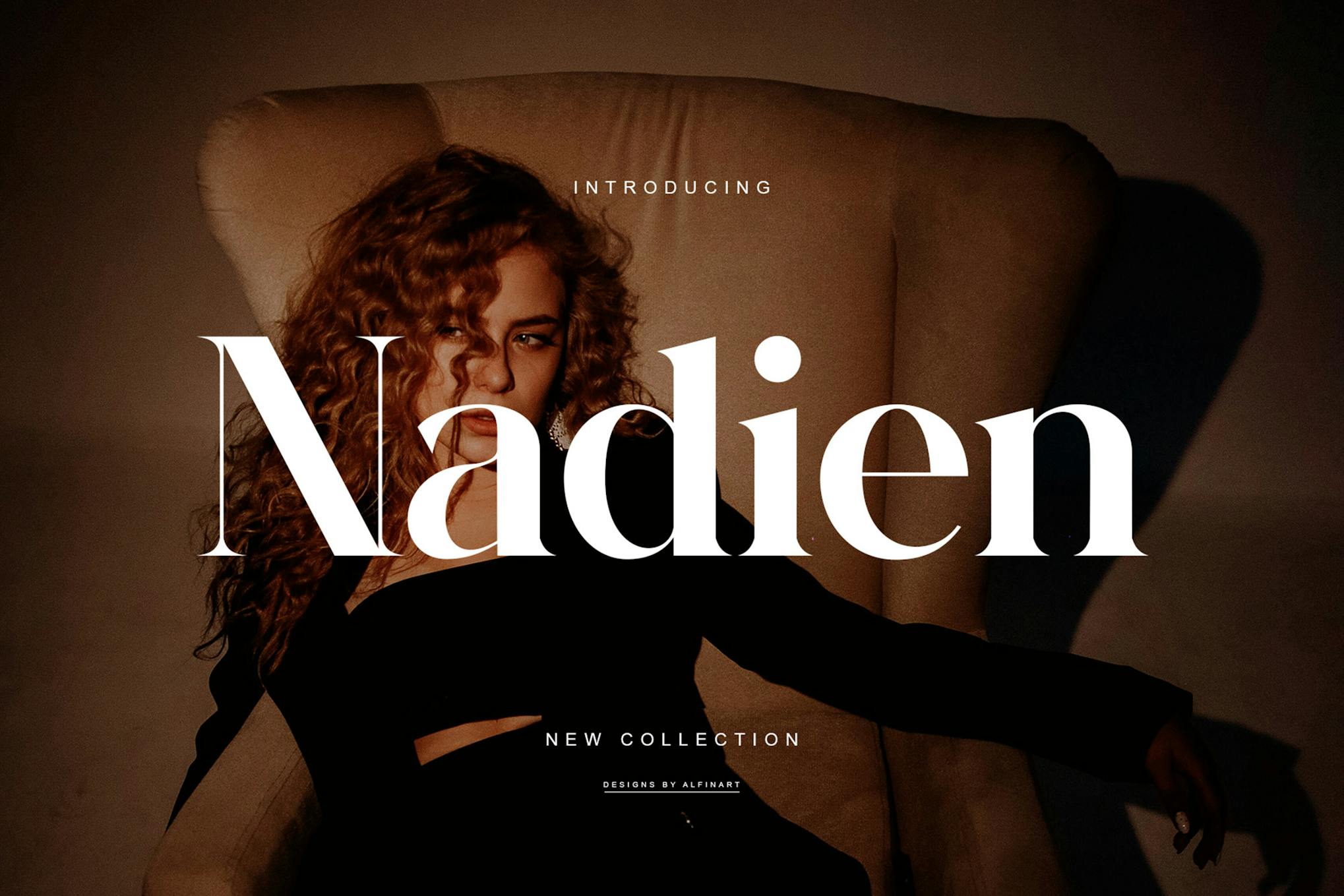 Imagen de portada de Nadien Modern Serif Typeface (fuente)