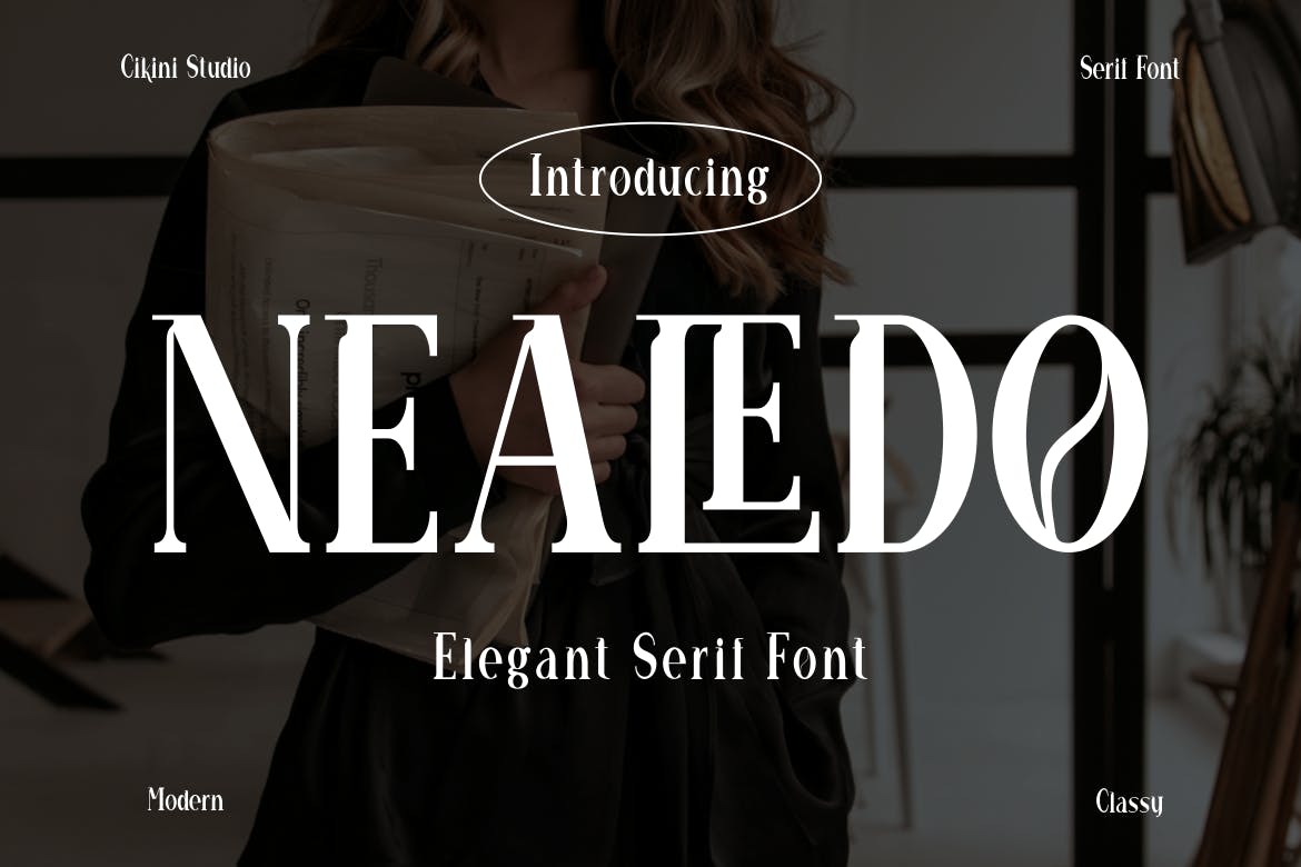 Imagen de portada de Nealedo - Elegant Serif Font (fuente)