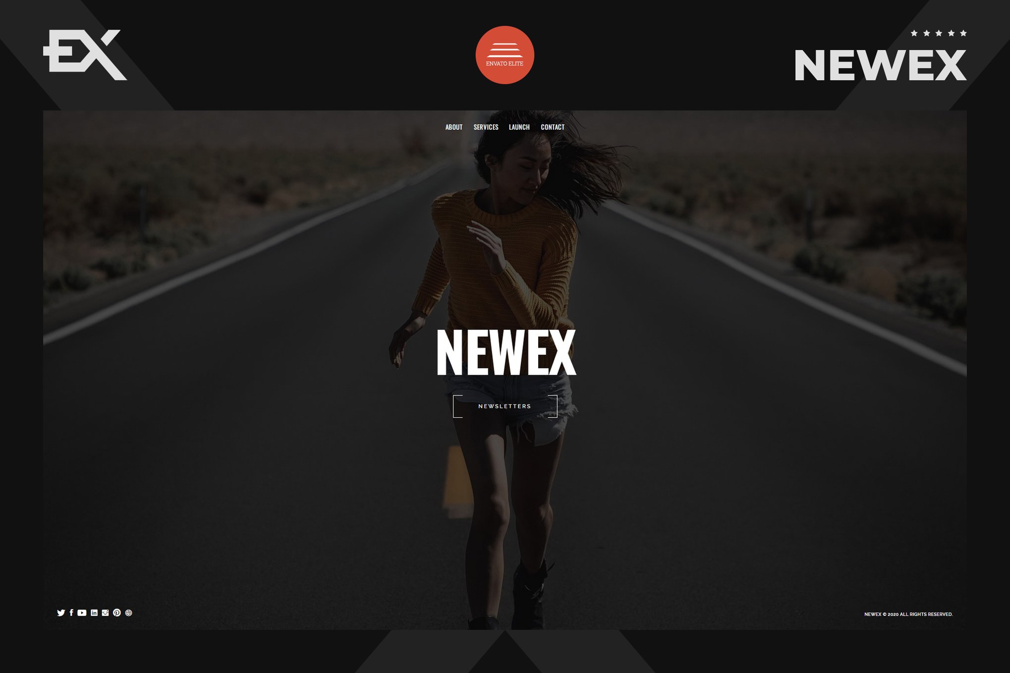 Imagen de portada de Newex - Under Construction Template (plantilla web)