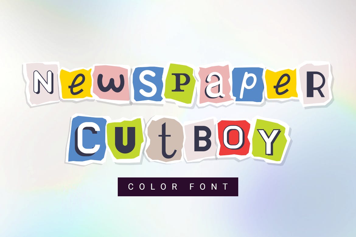 Imagen de portada de Newspaper cutboy| font (fuente)