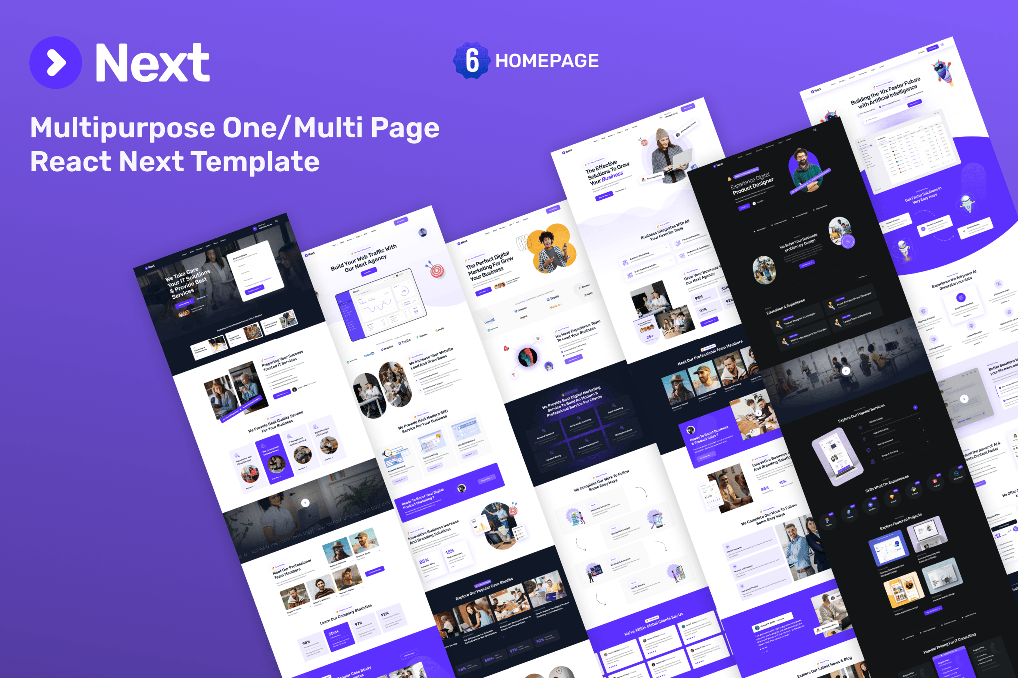 Imagen de portada de Next - Multi-Purpose React NextJS Template (plantilla web)