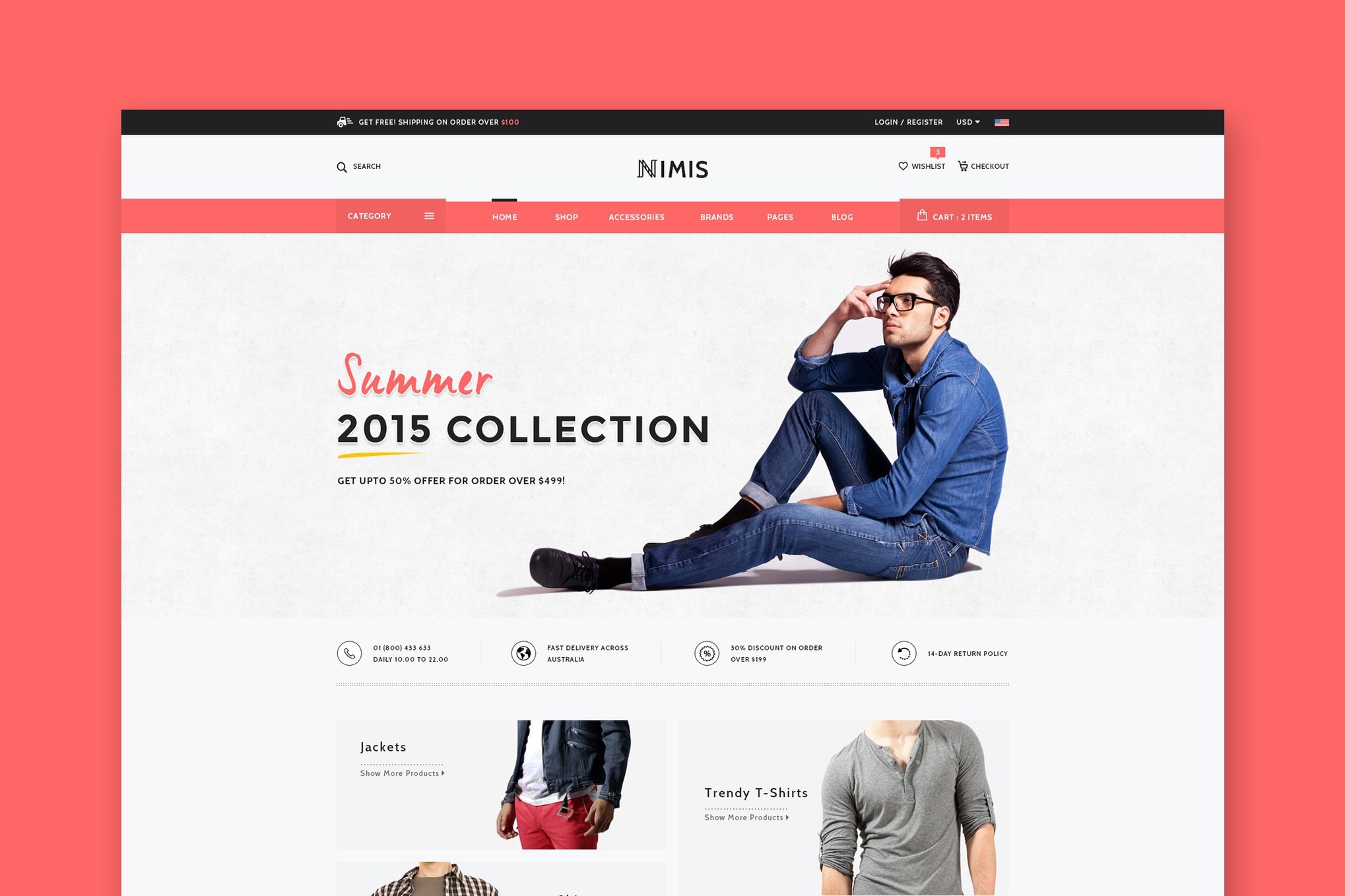 Imagen de portada de Nimis - eCommerce Shop HTML Template (plantilla web)