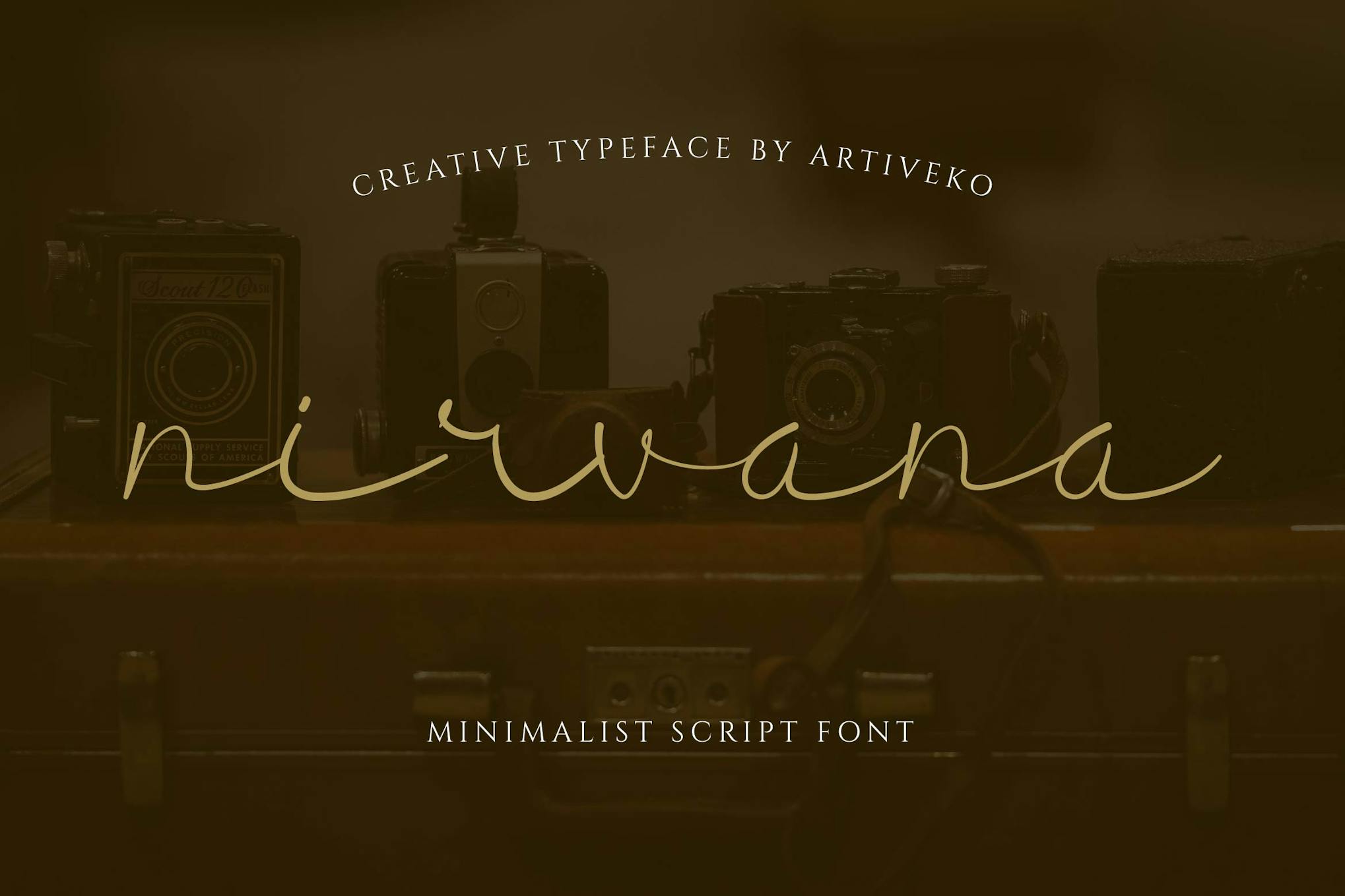 Imagen de portada de Nirvana Script Typeface (fuente)
