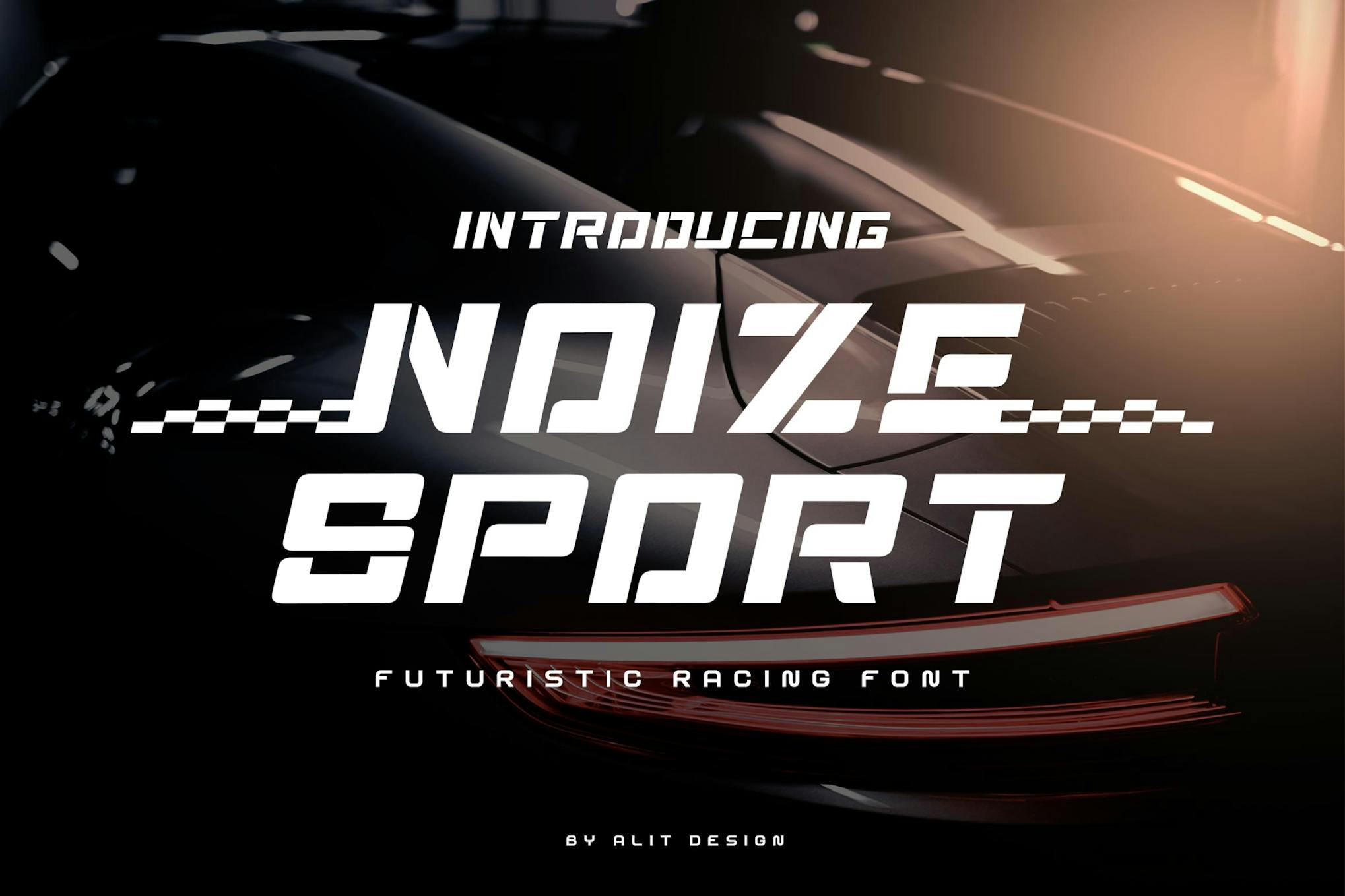 Imagen de portada de Noize Sport Typeface (fuente)