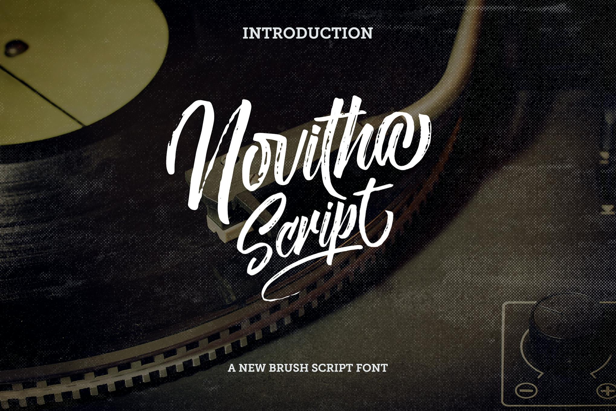 Imagen de portada de Novitha Script (fuente)