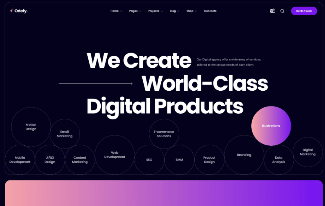 Imagen de portada de Odefy - Creative Multipurpose WordPress Theme (tema)