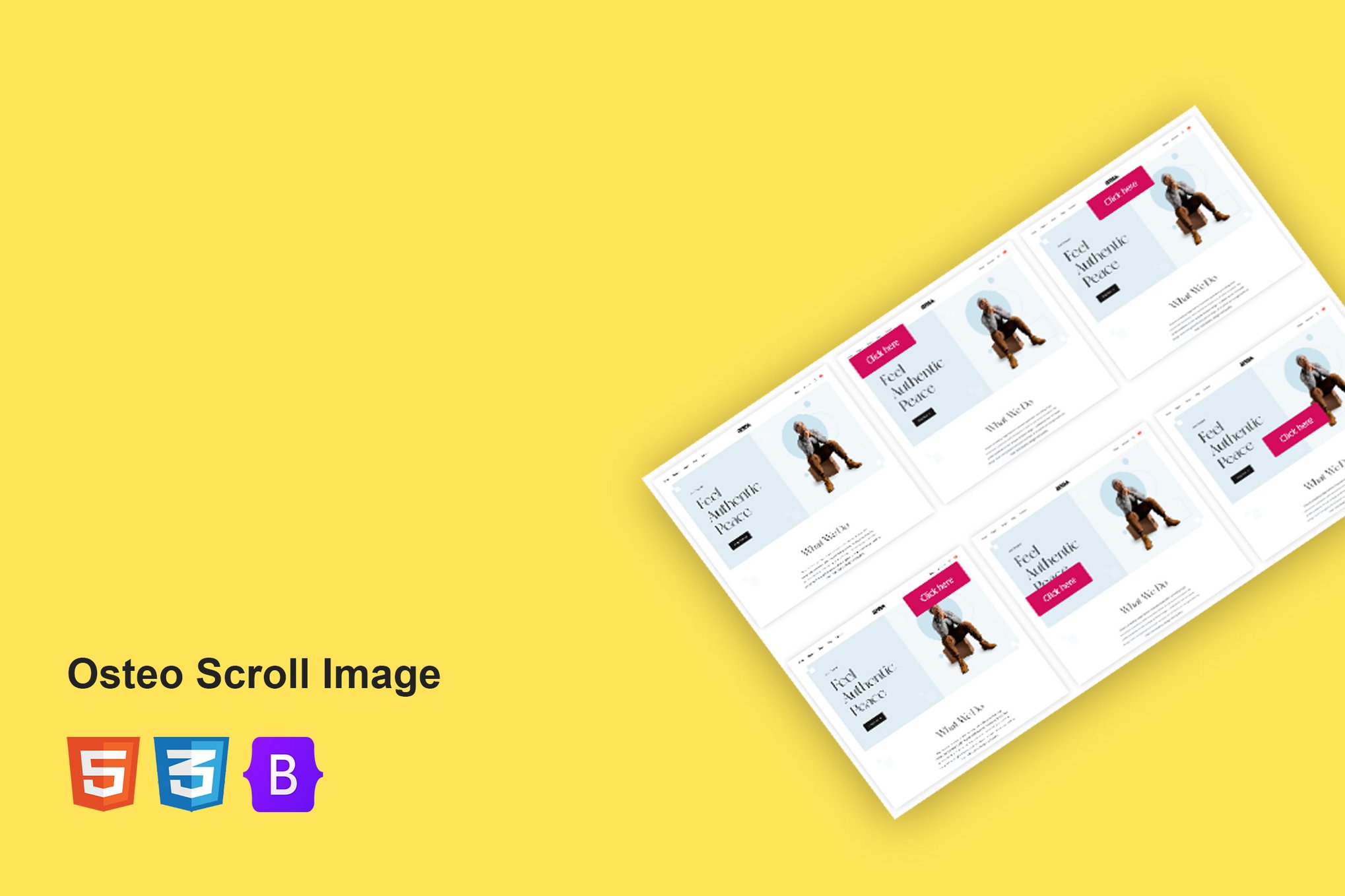 Imagen de portada de Osteo Scroll Image (plantilla web)