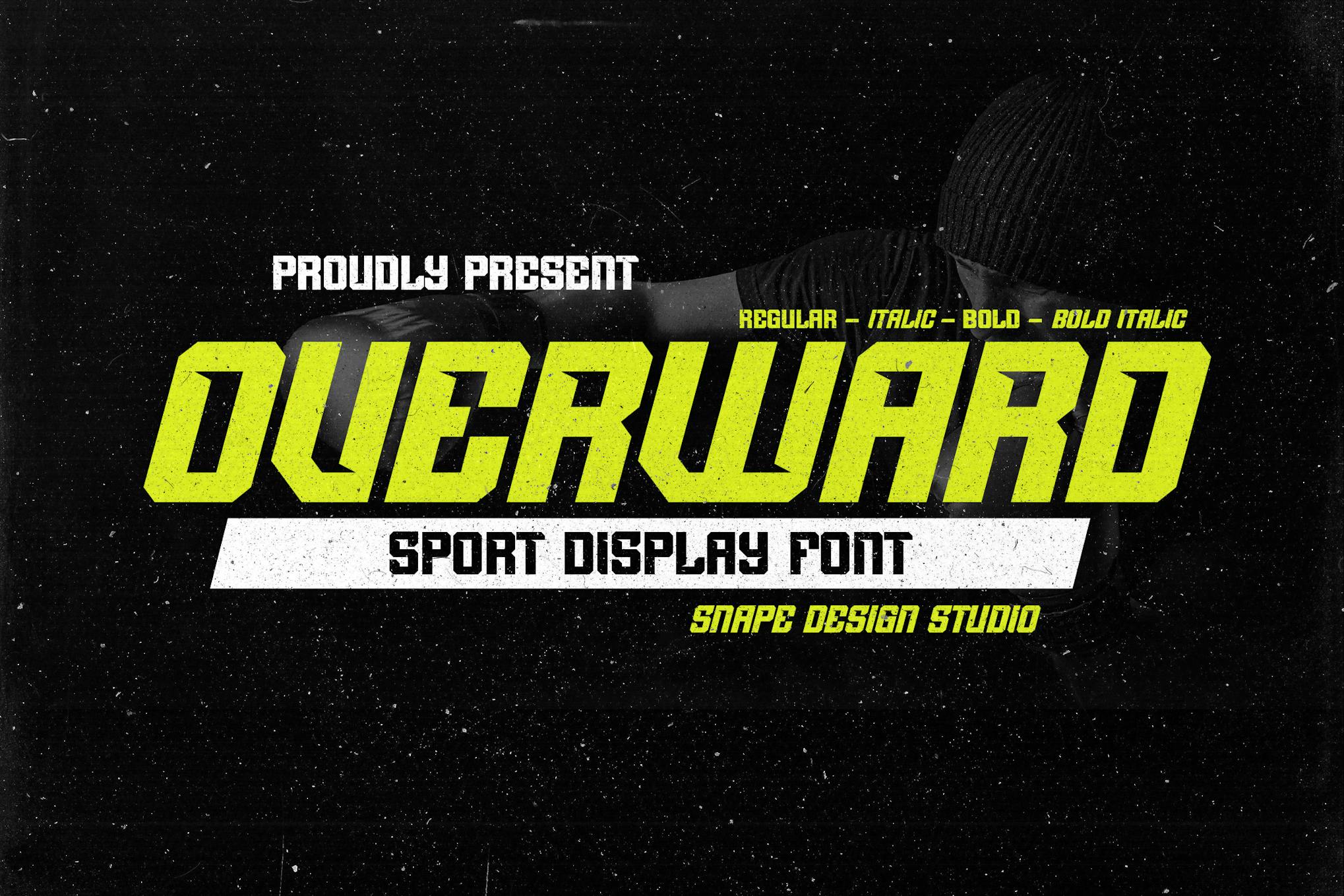 Imagen de portada de Overward - Sport Font (fuente)