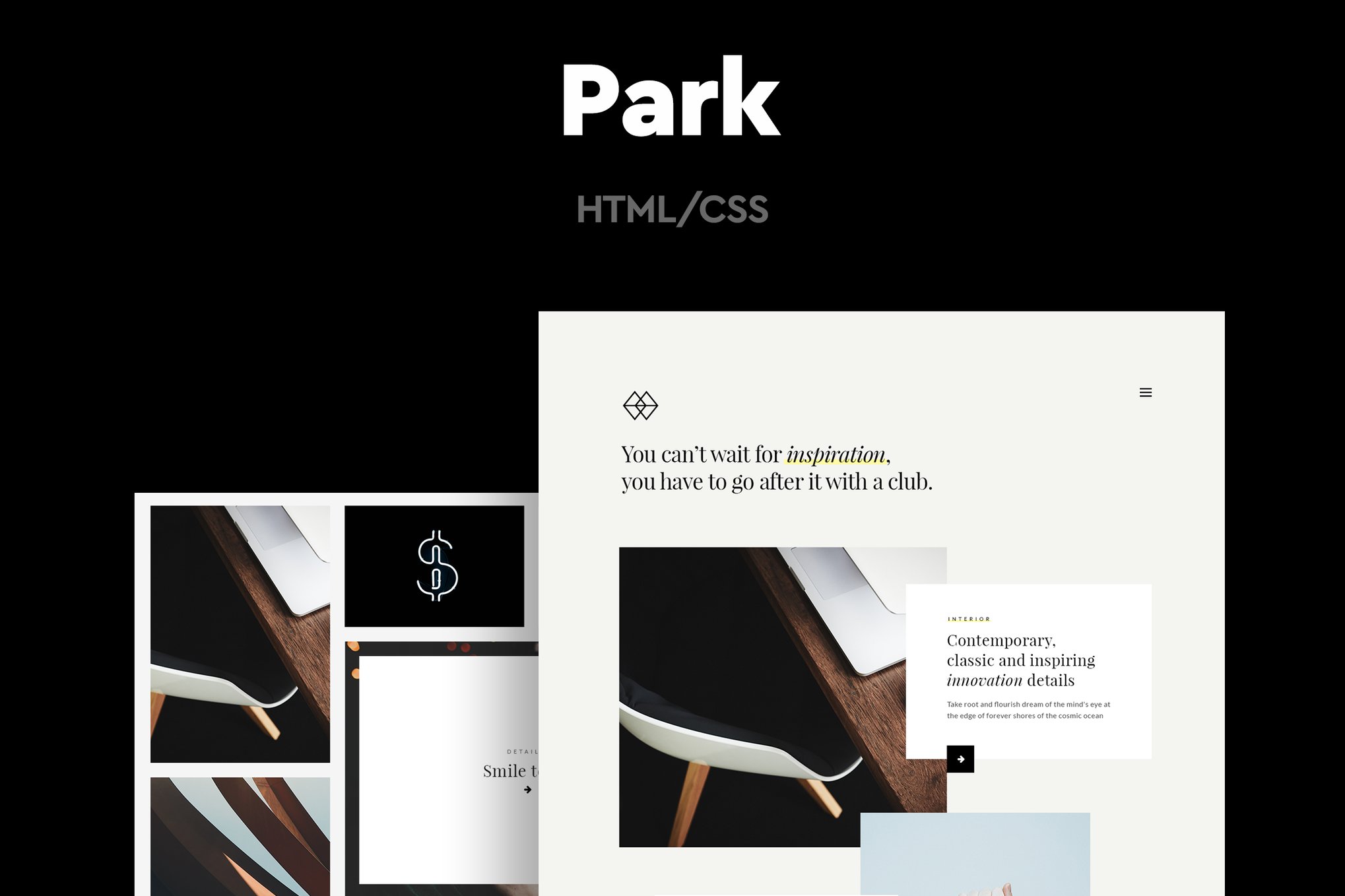 Imagen de portada de Park - Creative Portfolio HTML Template (plantilla web)