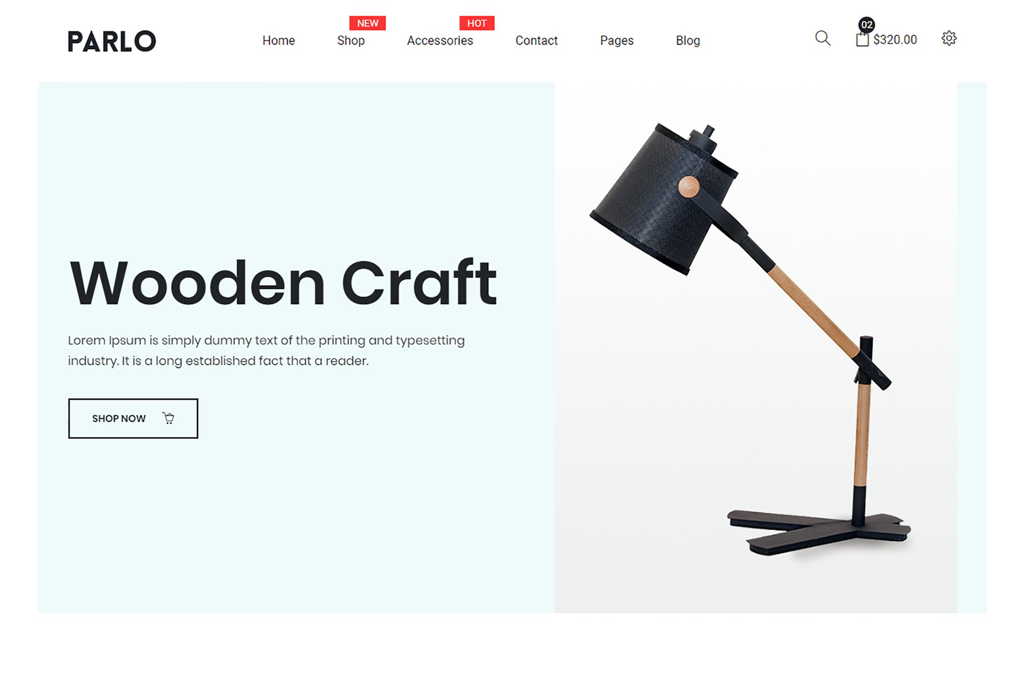 Imagen de portada de Parlo – Fashion, Furniture Store HTML Template (plantilla web)