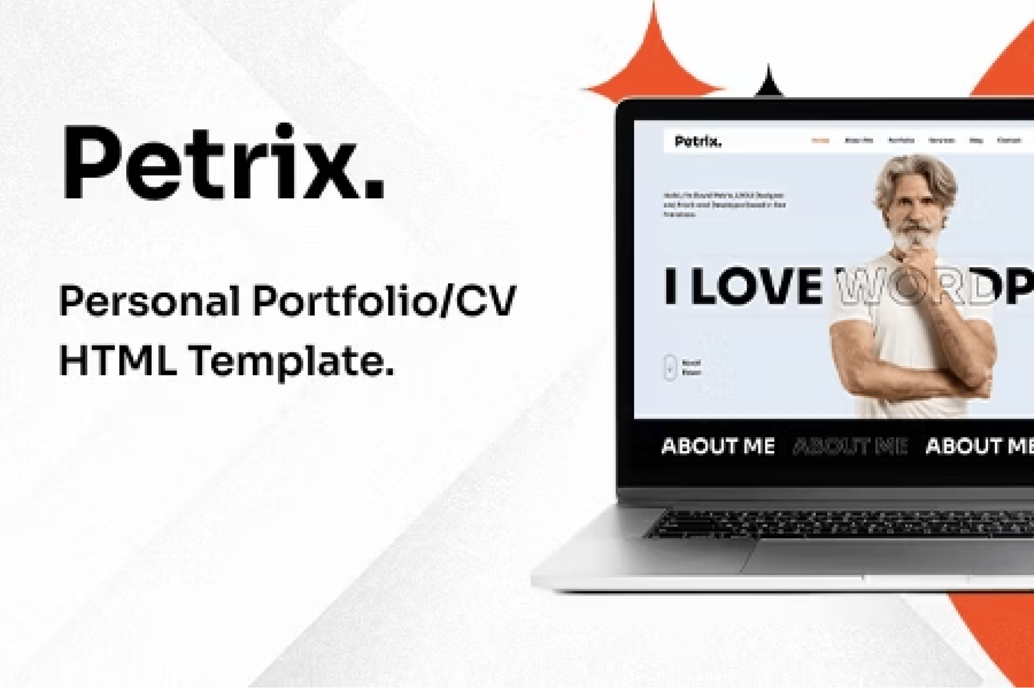 Imagen de portada de Petrix - Personal Portfolio/CV HTML Template (plantilla web)