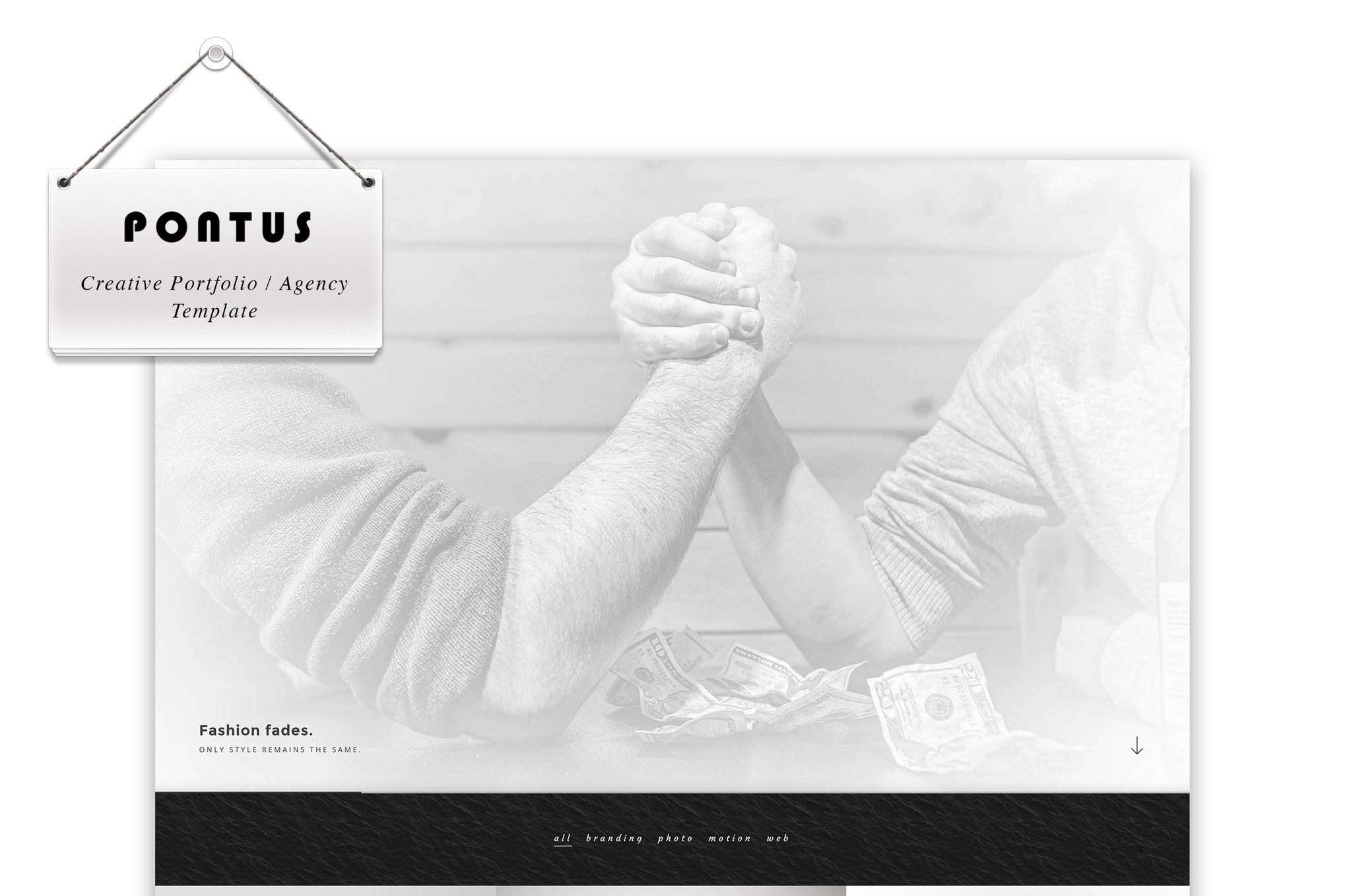 Imagen de portada de Pontus - Creative Portfolio / Agency Template (plantilla web)