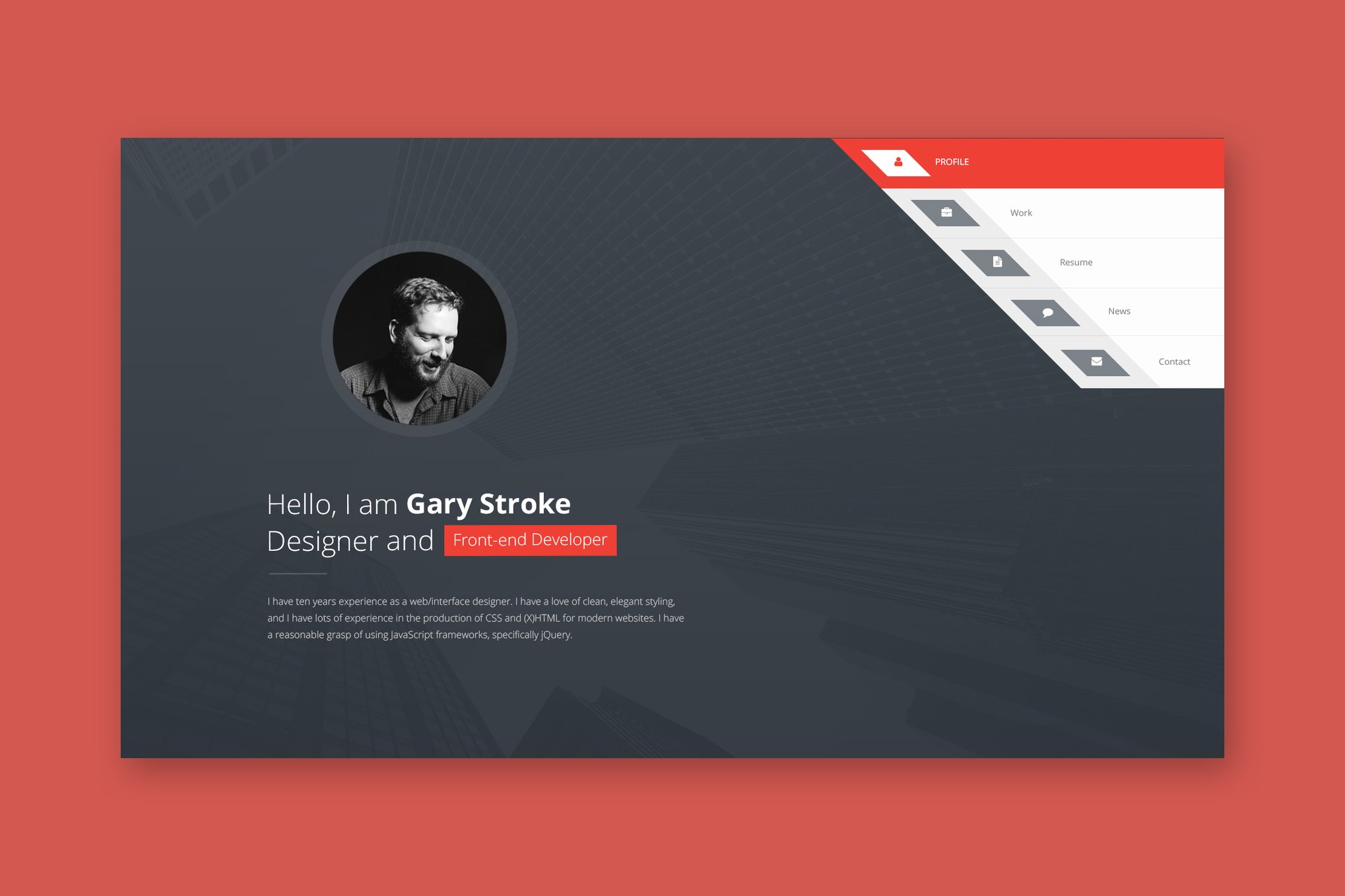 Imagen de portada de Premiumlayers - Responsive HTML vCard/Resume (plantilla web)
